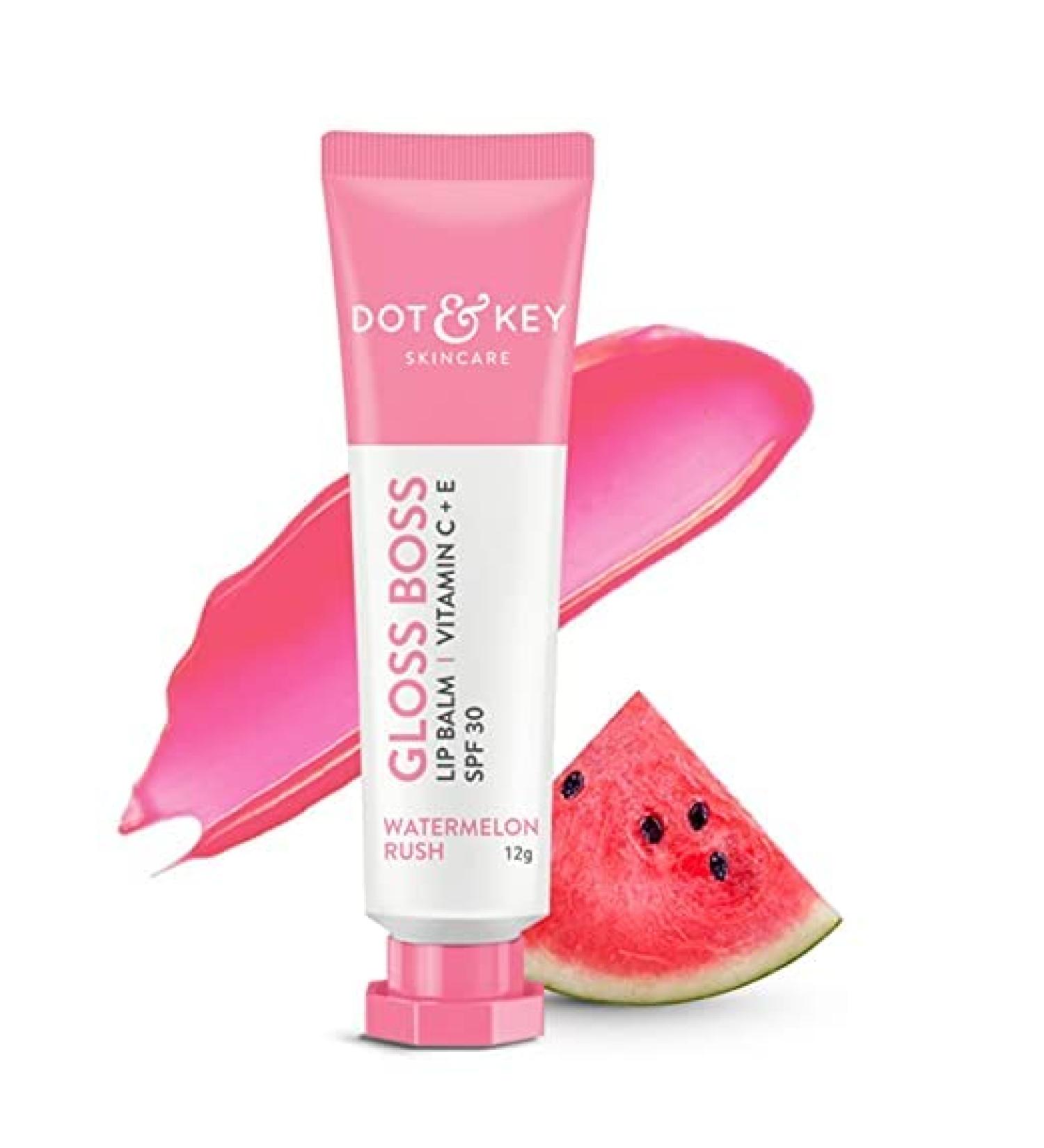  Avoka Naturals Dot & Key Lip Balm Watermelon 12g - Buy Online on GoSupps.com