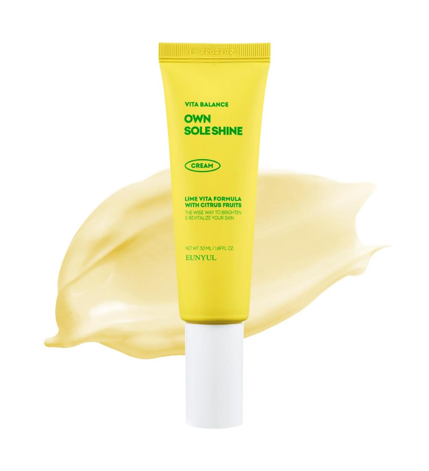 EUNYUL Vita Balance Own Sole Shine Facial Cream - 1.69 fl. oz. | Vitamin-Enriched Skincare for Radiant Skin | Buy Internationally - Buy Online on GoSupps.com