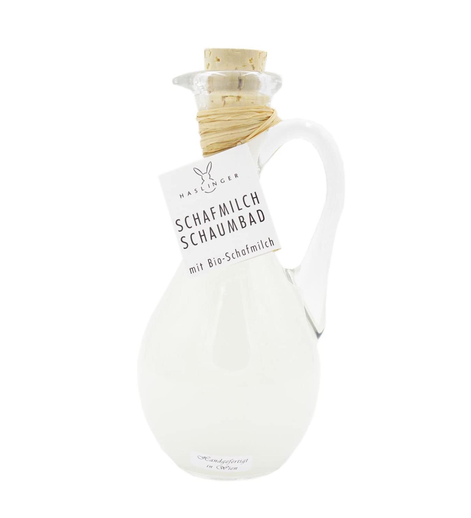 Haslinger 6018 Sheep's Milk Bubble Bath Amphora - Nourishing 250 ml Luxury Bath Experience | International Shipping Available - Buy Online on GoSupps.com
