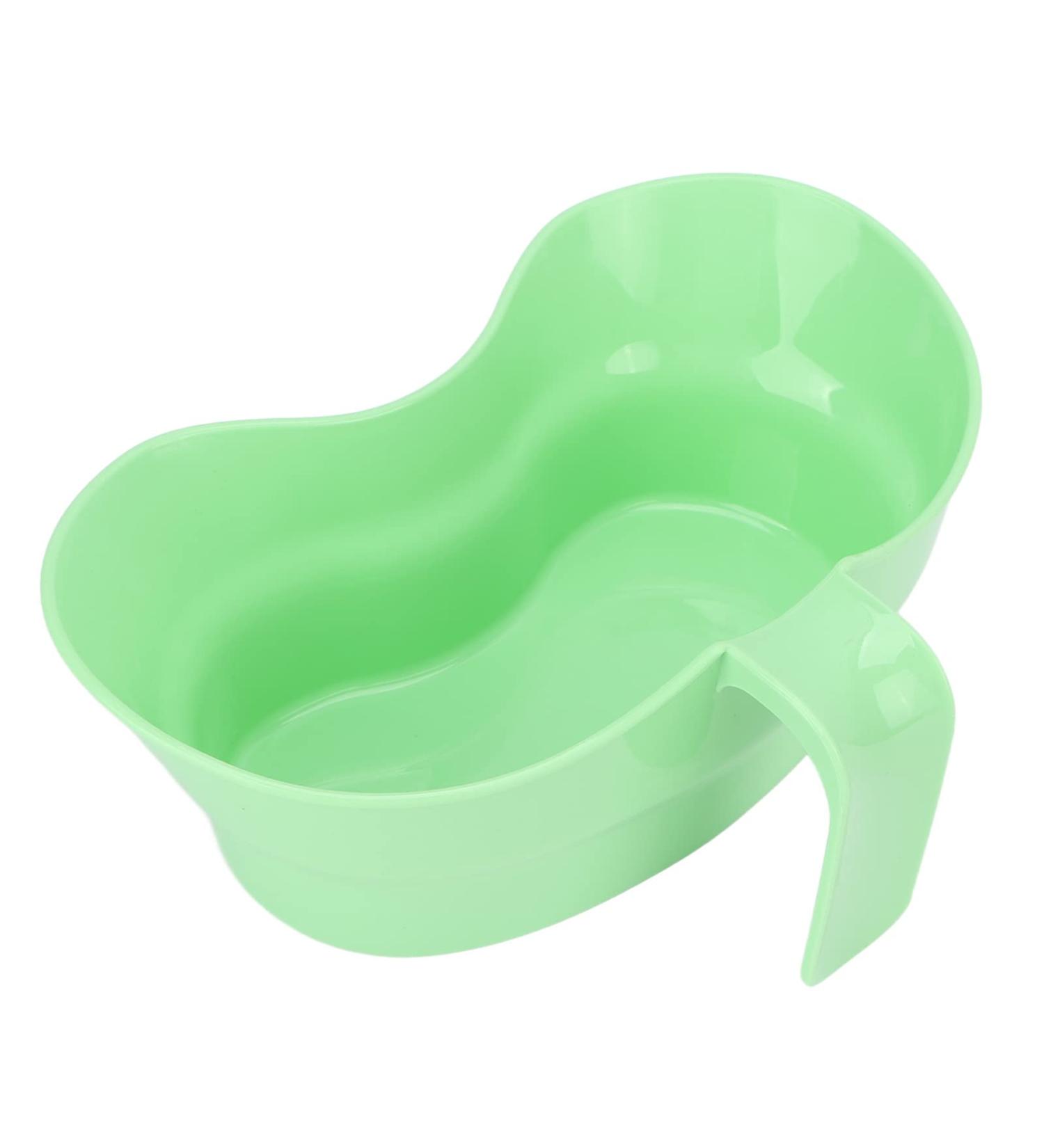 Senior Care Plastic Tooth-Erased Basin & Vomiting Pelvic Cup for Bedridden Patients - Green Mouthpiece & Brush for Easy Teeth Cleaning - Buy Online on GoSupps.com