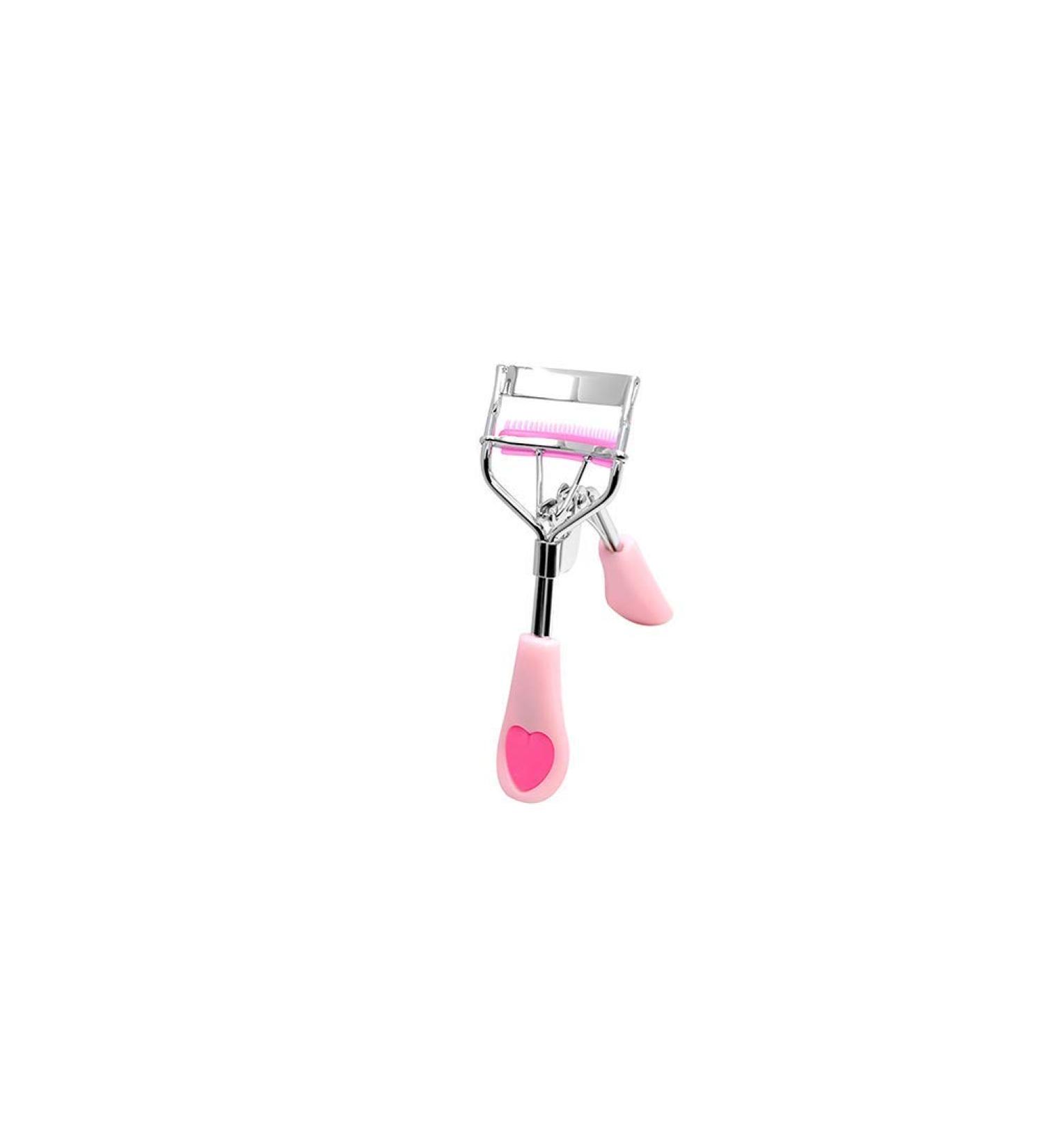 Eyelash Curler With Brush Mascara Muffle Eyelashes Accessory Best Professional Tool for Lashes Pink Stylish and Popular Durability and practicality