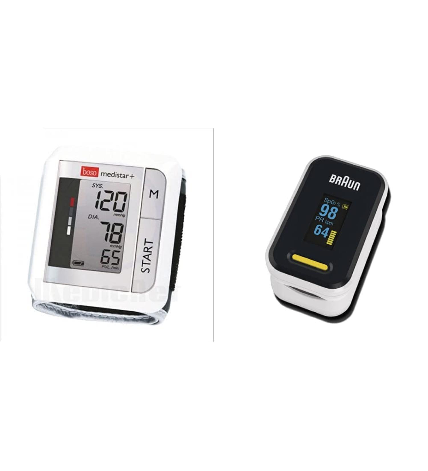 Buy Boso Medistar+ Blood Pressure Monitor & YK-81CEU Oximeter - Accurate Health Tracking | International Shipping - Buy Online on GoSupps.com
