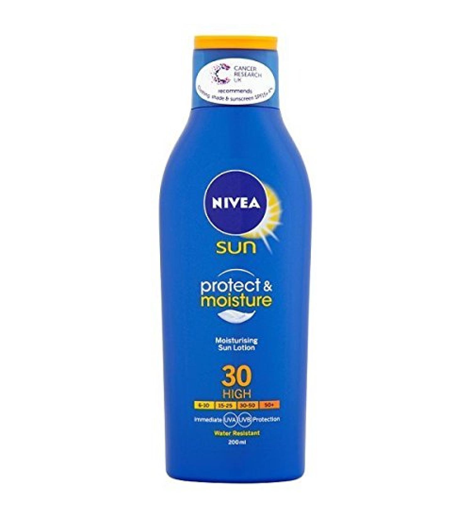 NIVEA SUN Protect & Moisture Sun Lotion solaire SPF30 200 ml