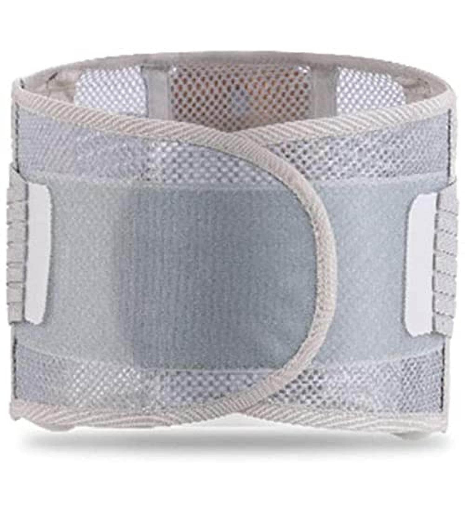 Men & Women Neoprene Lumbar Support Belt - Double Pull Waist Pain Relief - Gray XL - Buy Online on GoSupps.com