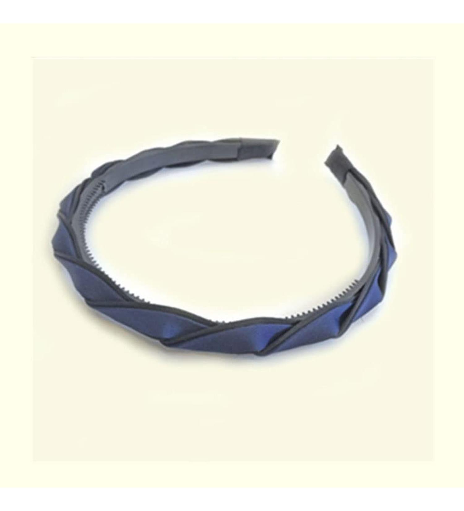 hairband headband Hair Hoop Broken Hair Finishing Artifact Hairpin Bangs Fixed Hair Hoop Goddess Braided Hair Hoop Jewelry(Blue) - Buy Online on GoSupps.com