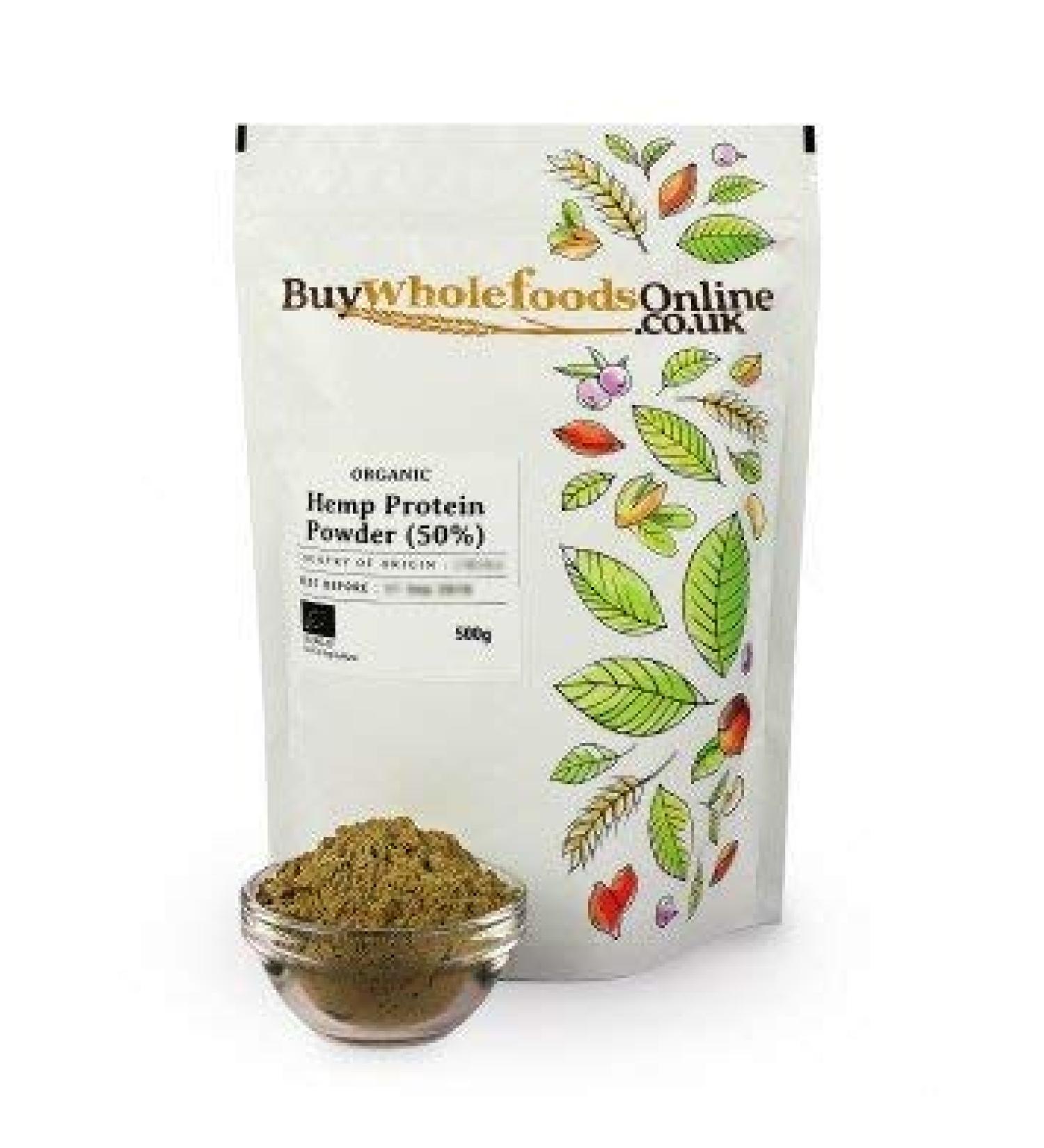 Buy Whole Foods Organic Hemp Protein Powder (50%) (500g)