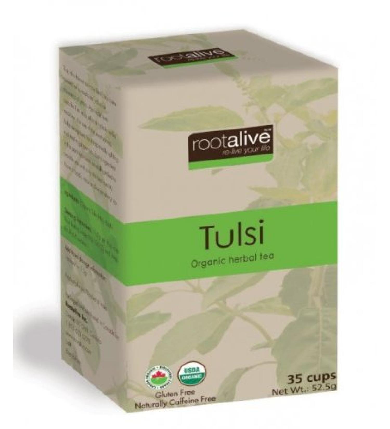 Rootalive Organic Tulsi Tea 52.5-Gram