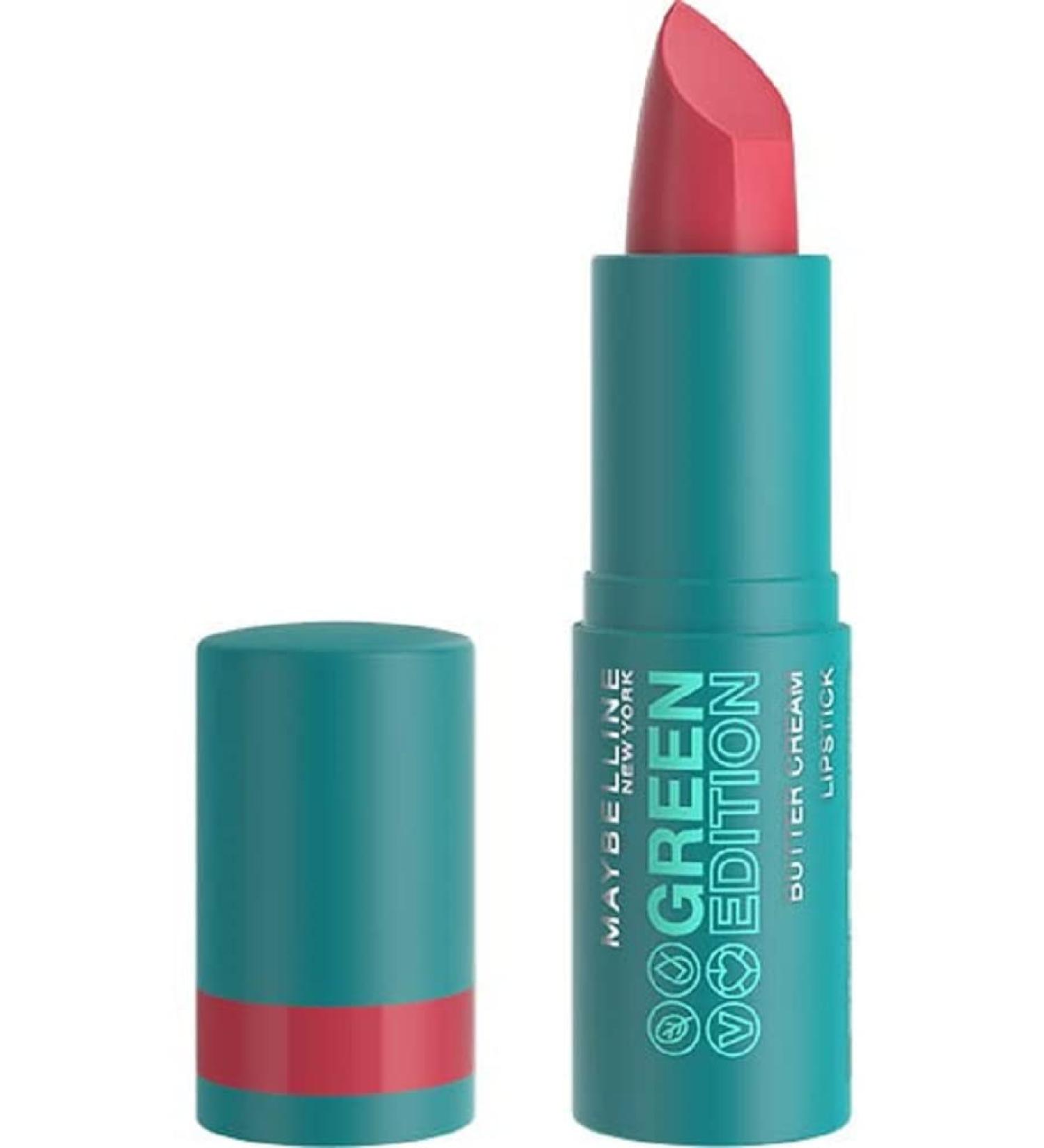 Maybelline New York Green Edition Buttercream Lipstick 008 Floral 34 g 008 Bloemen 34 g 1er Pack - Buy Online on GoSupps.com