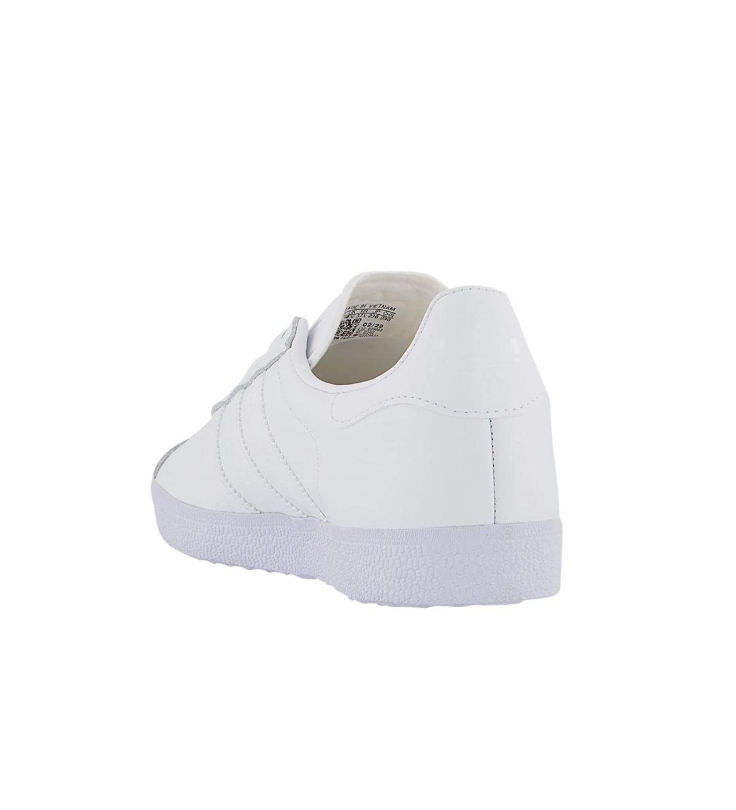 Buy Adidas Mens Gazelle Sneakers Grey 44 2/3 EU - White Ftwr/White Gold | International Shipping Available - Buy Online on GoSupps.com