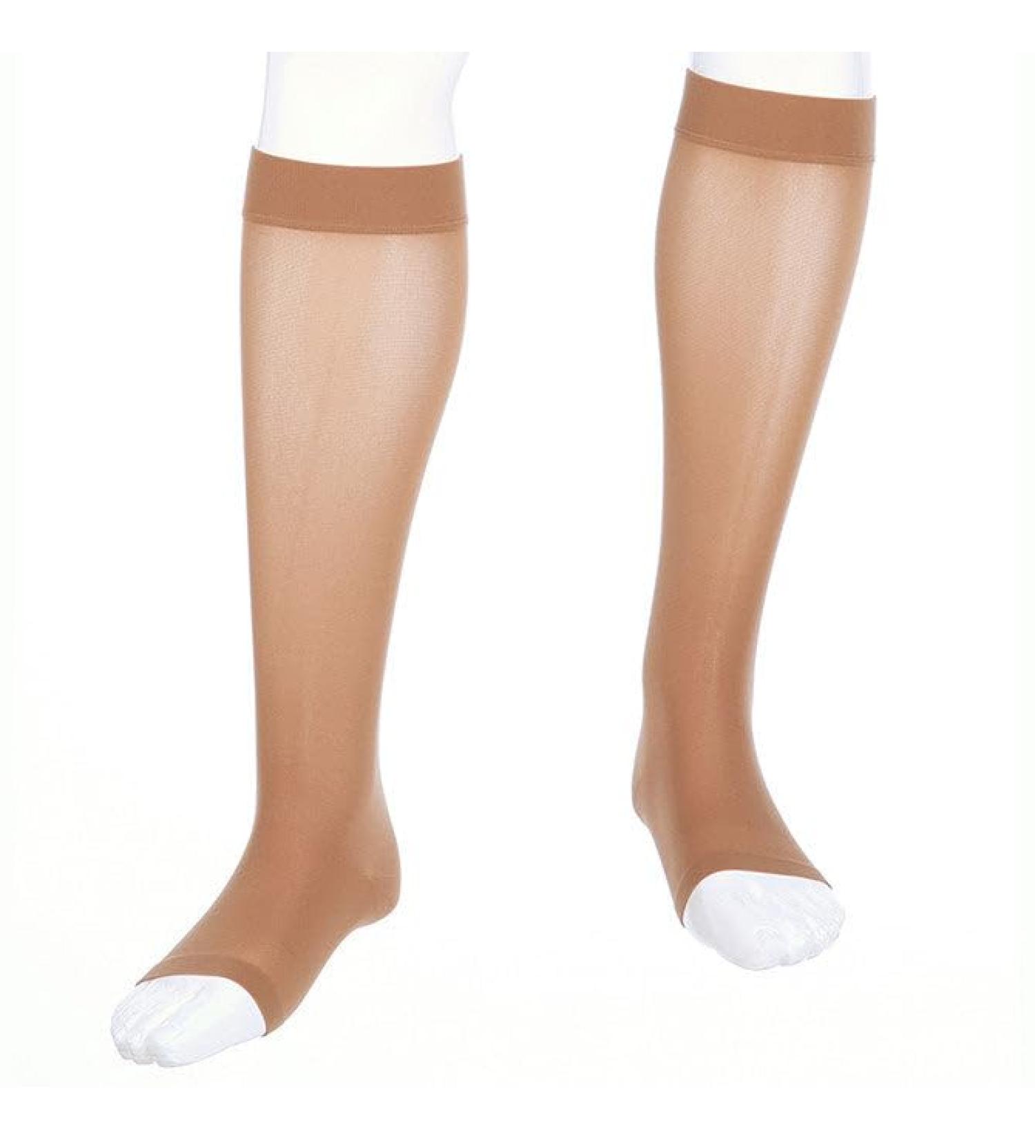 medi assure 20-30 mmHg Calf High Compression Stockings Open Toe
