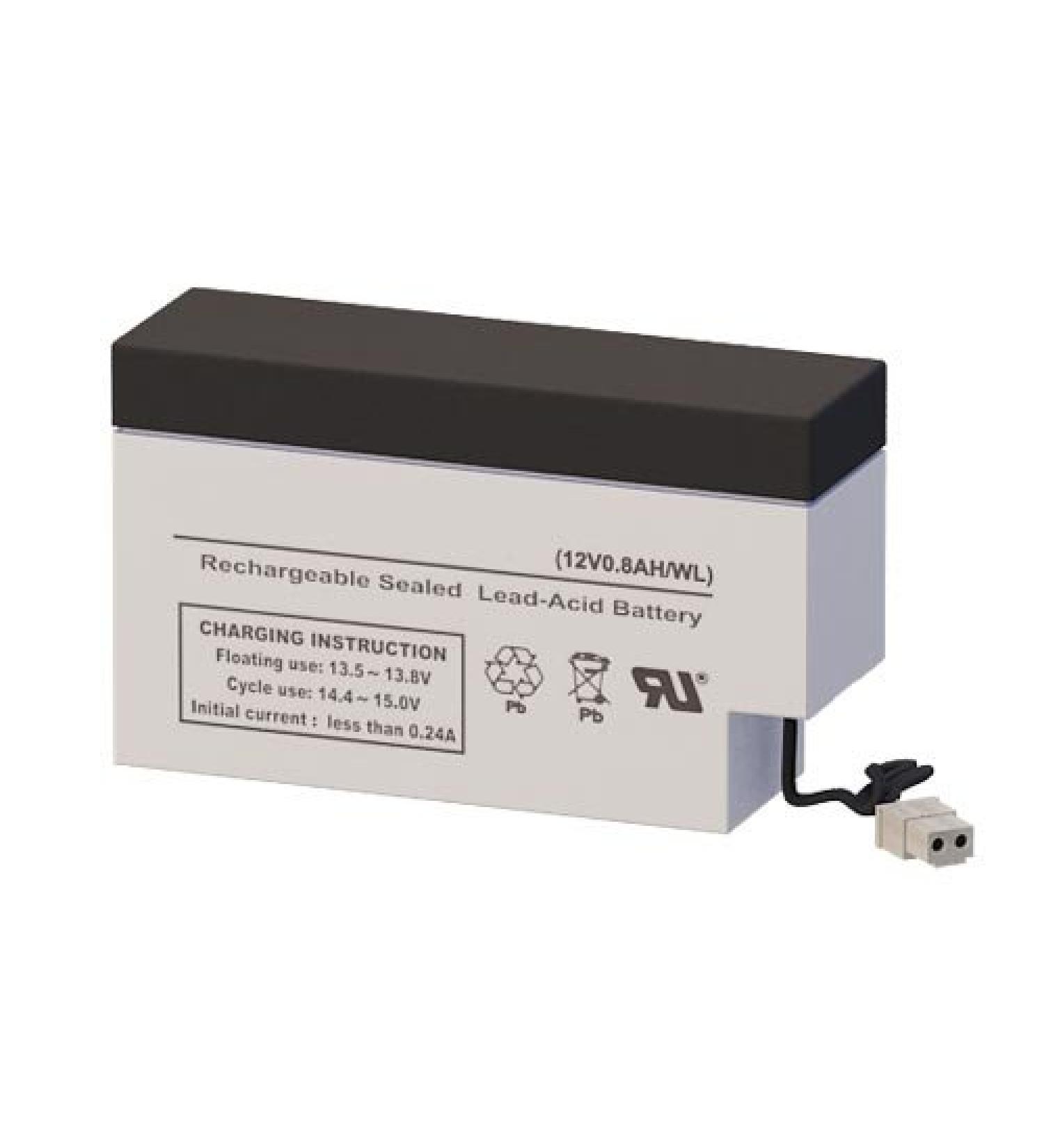 Buy SigmasTek FP1208 12 Volt 0.8Ah SLA Replacement Battery - Worldwide Shipping Available - Buy Online on GoSupps.com