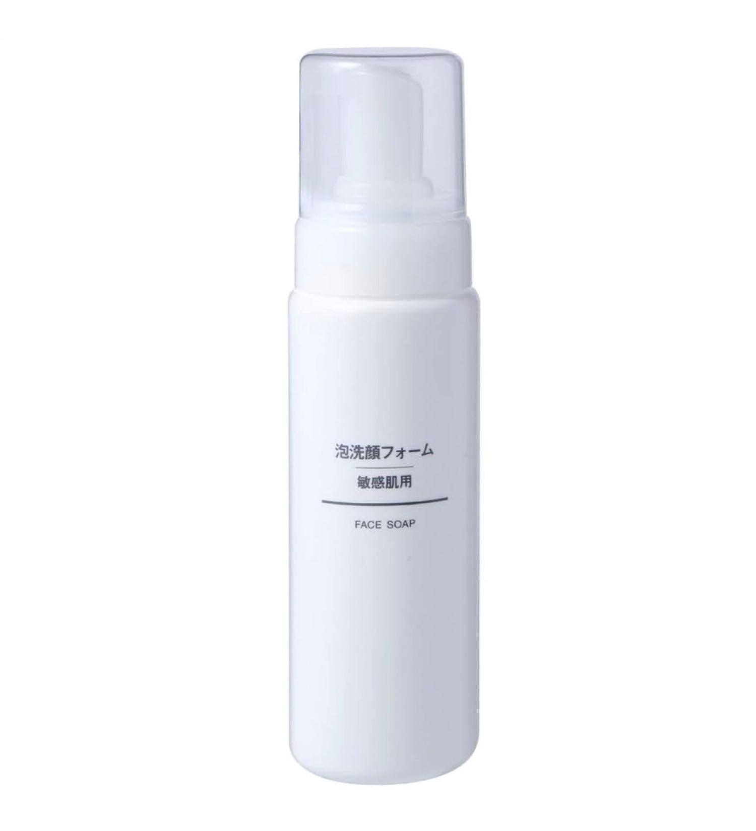 MUJI Sensitive Skin Cleansing Foam (Mousse) - 6.76 fl oz (200ml)