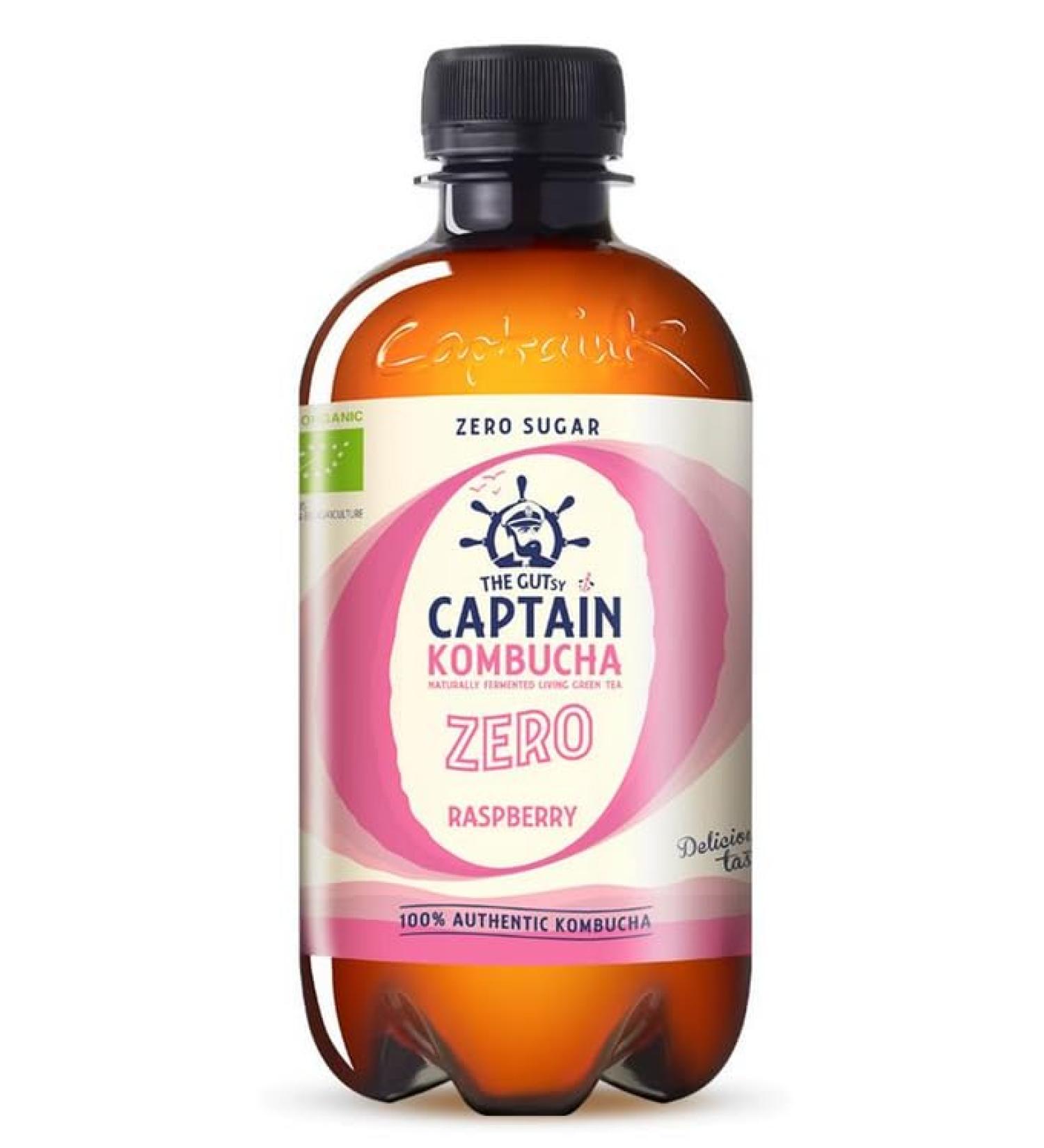 Kombucha with storage without cold (sugar-free raspberry 400 ml) Without sugar raspberry 400 ml