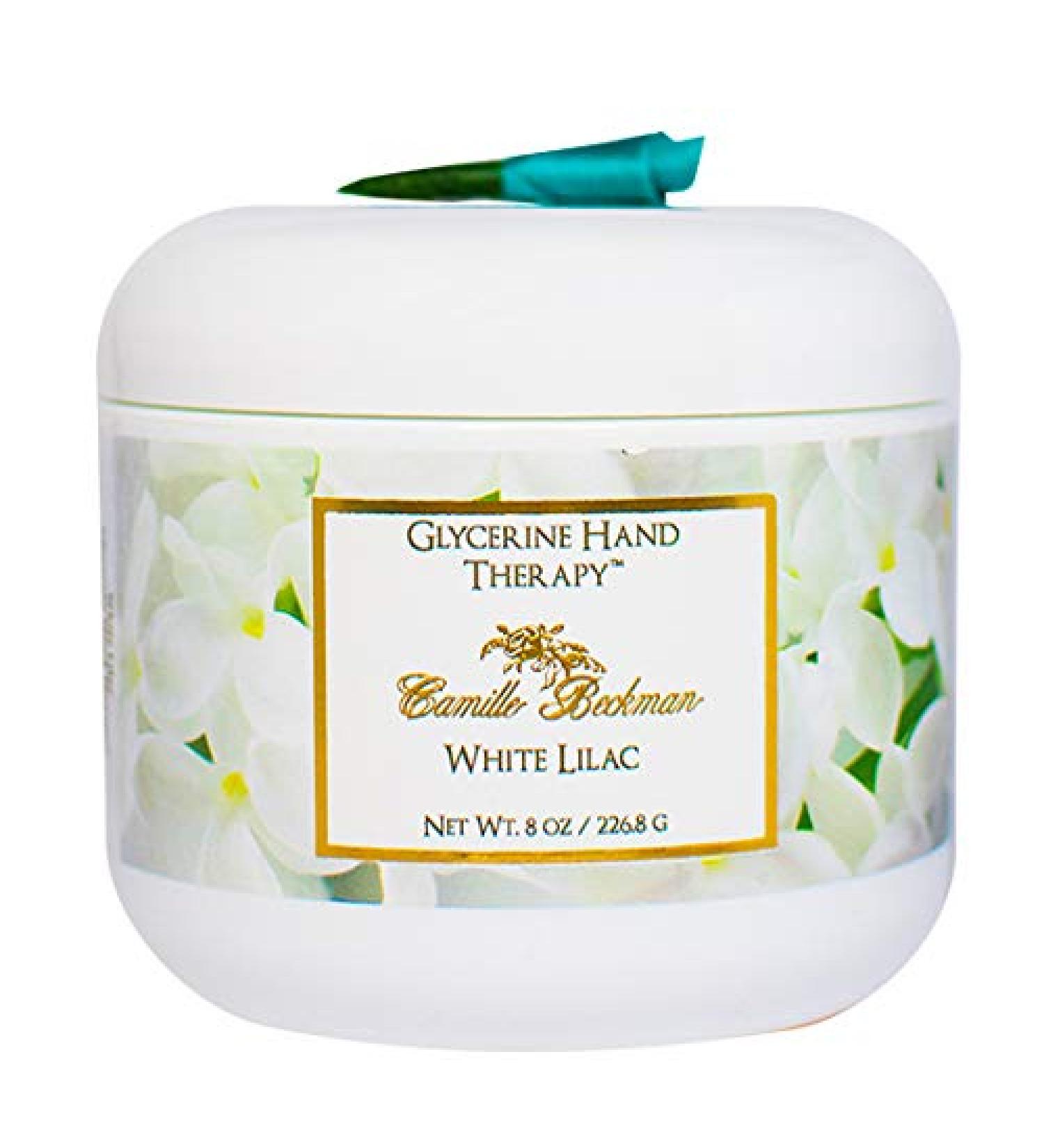 Camille Beckman Glycerine Hand Therapy Cream - White Lilac 8oz (Pack of 1) - Buy Online on GoSupps.com