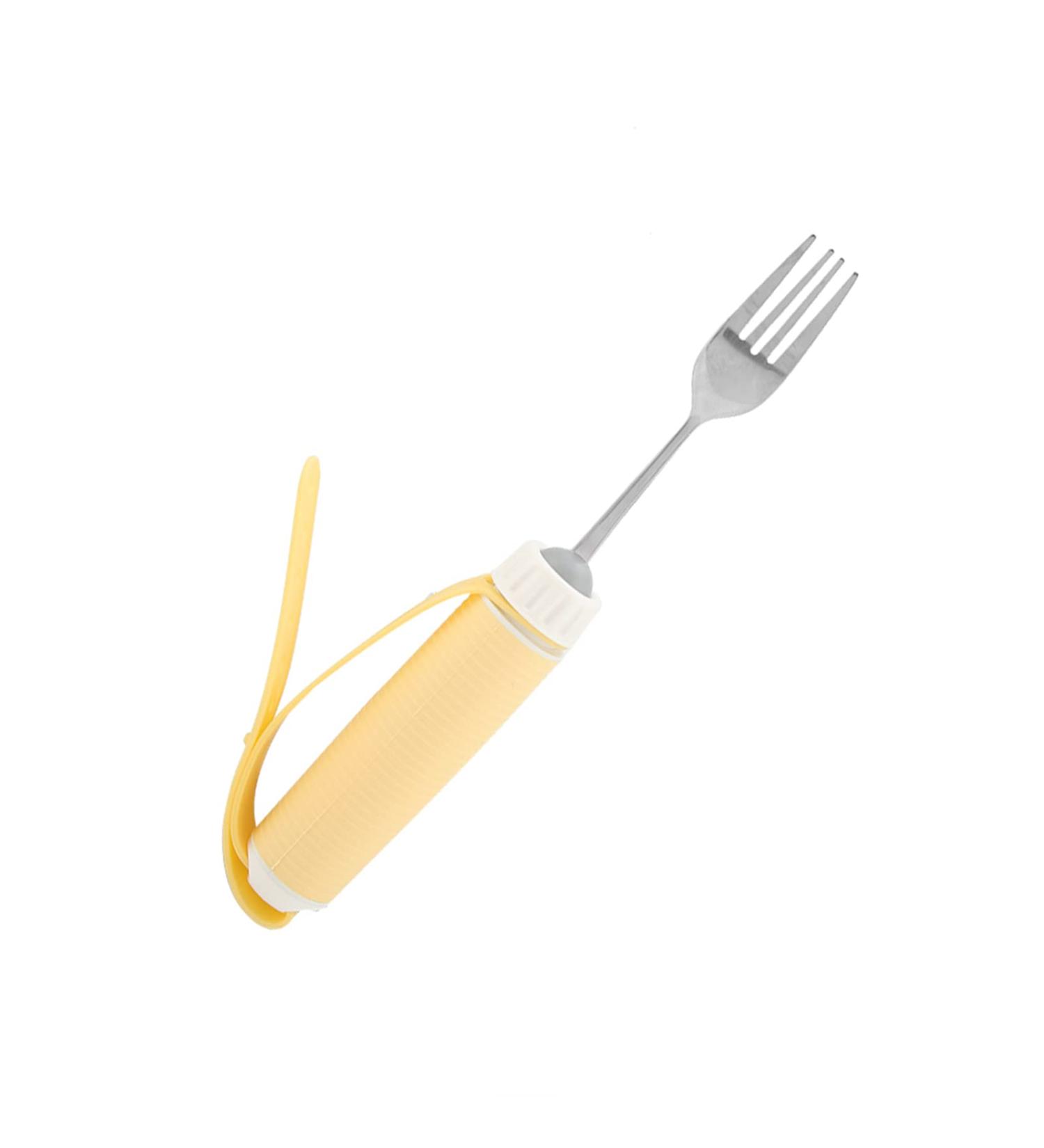 Versatile Spoons & Forks for Disabled - Arthritis-Friendly Eating Utensils with Non-Slip Handle - Buy Online on GoSupps.com