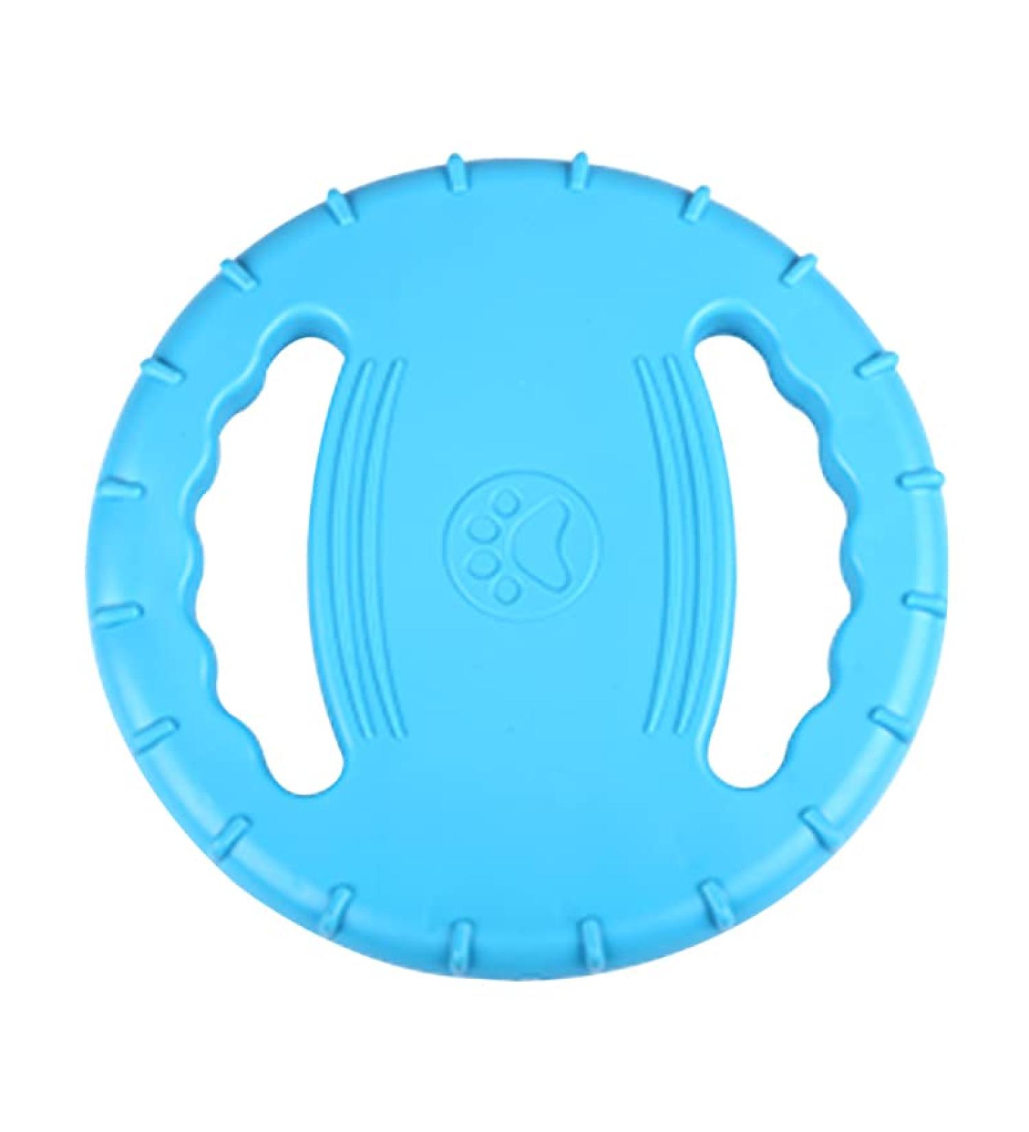 GERUI Dog Frisbee - Bite-Resistant Interactive Toy for Large & Medium Dogs | Outdoor Fun (Blue) - Shop Internationally - Buy Online on GoSupps.com