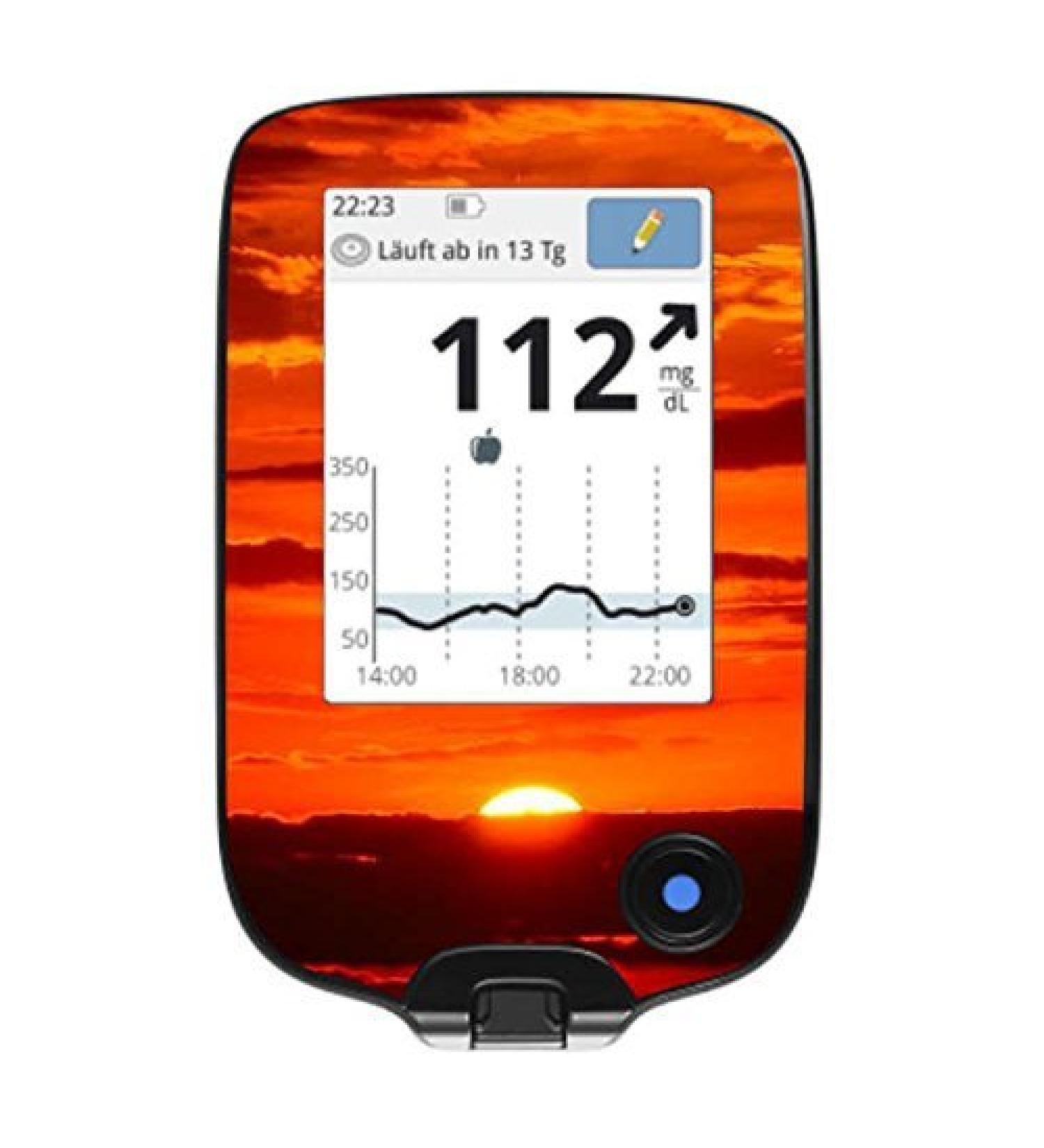 Freestyle Libre Meter Stickers Skins - Nature Motifs (Sunset) | International Shipping Available - Buy Online on GoSupps.com