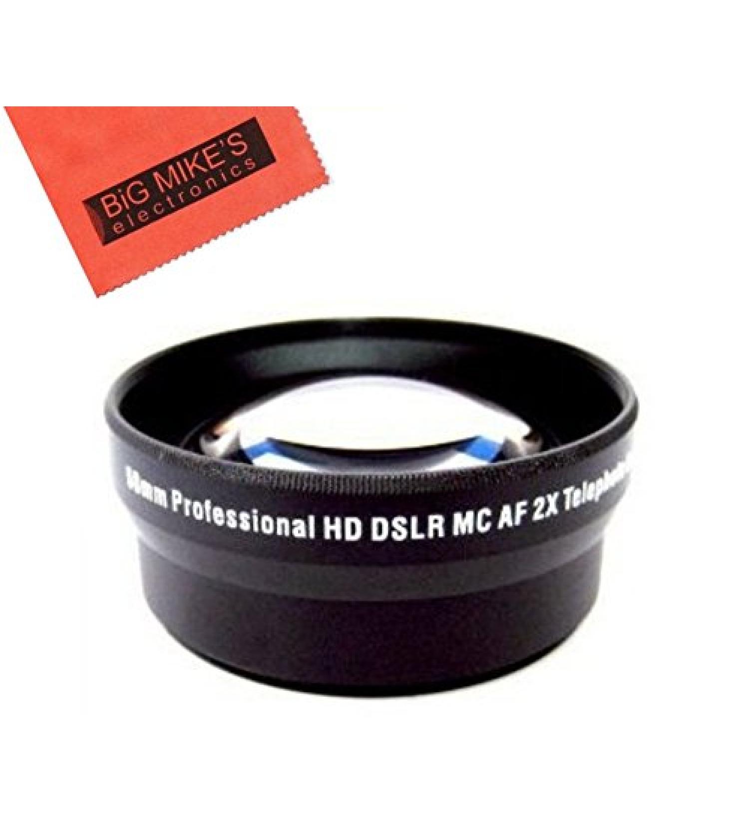 49mm 2.2X Telephoto Lens for Panasonic HC-WXF991K, HC-VX981K, HC-X900/M, HC-X920K Camcorder - Buy Online on GoSupps.com