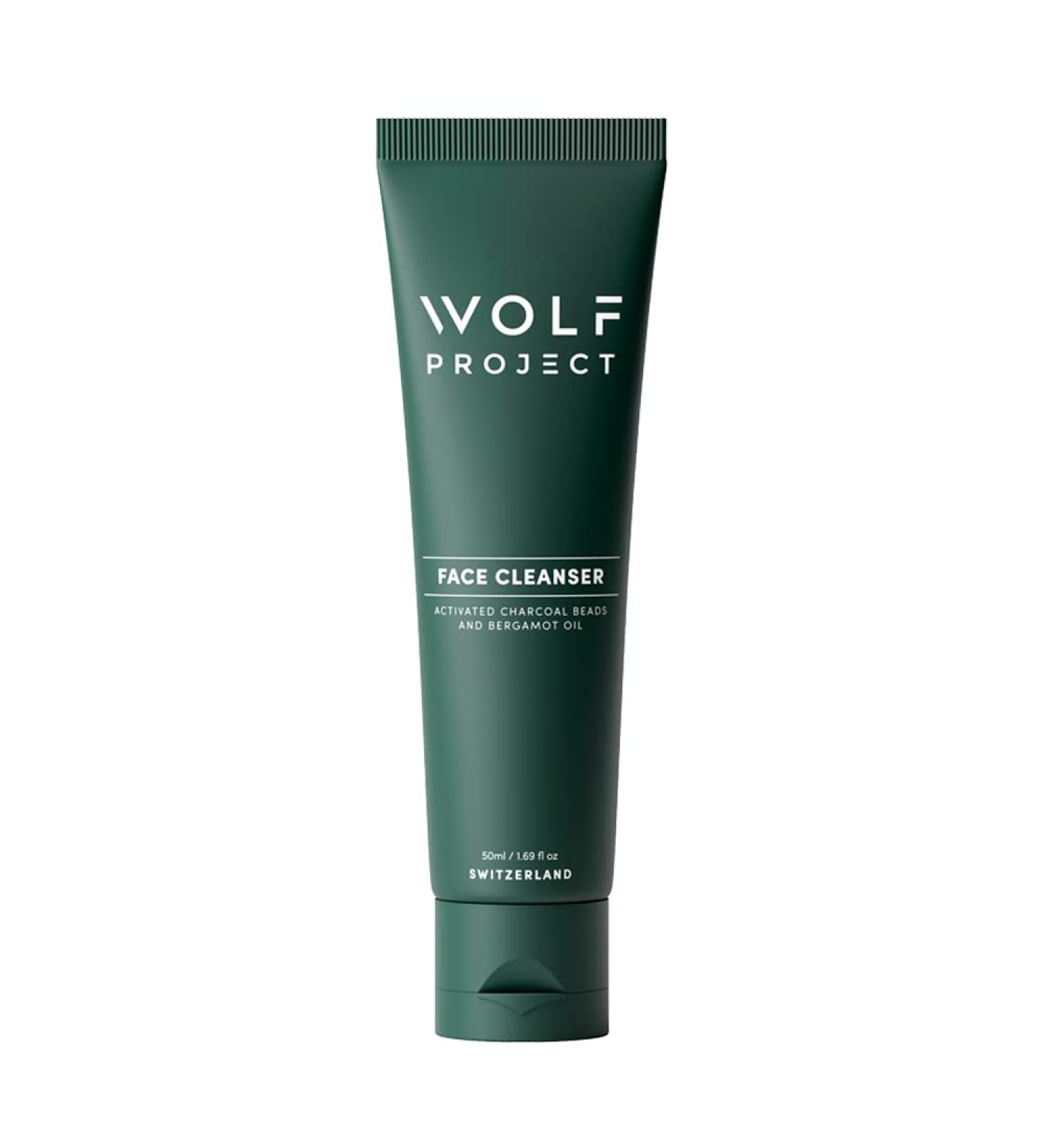 Wolf Project Activated Charcoal Face Wash - Korean Skincare Cleanser for Acne Control, Deep Cleansing, and Hydration - Buy Online on GoSupps.com