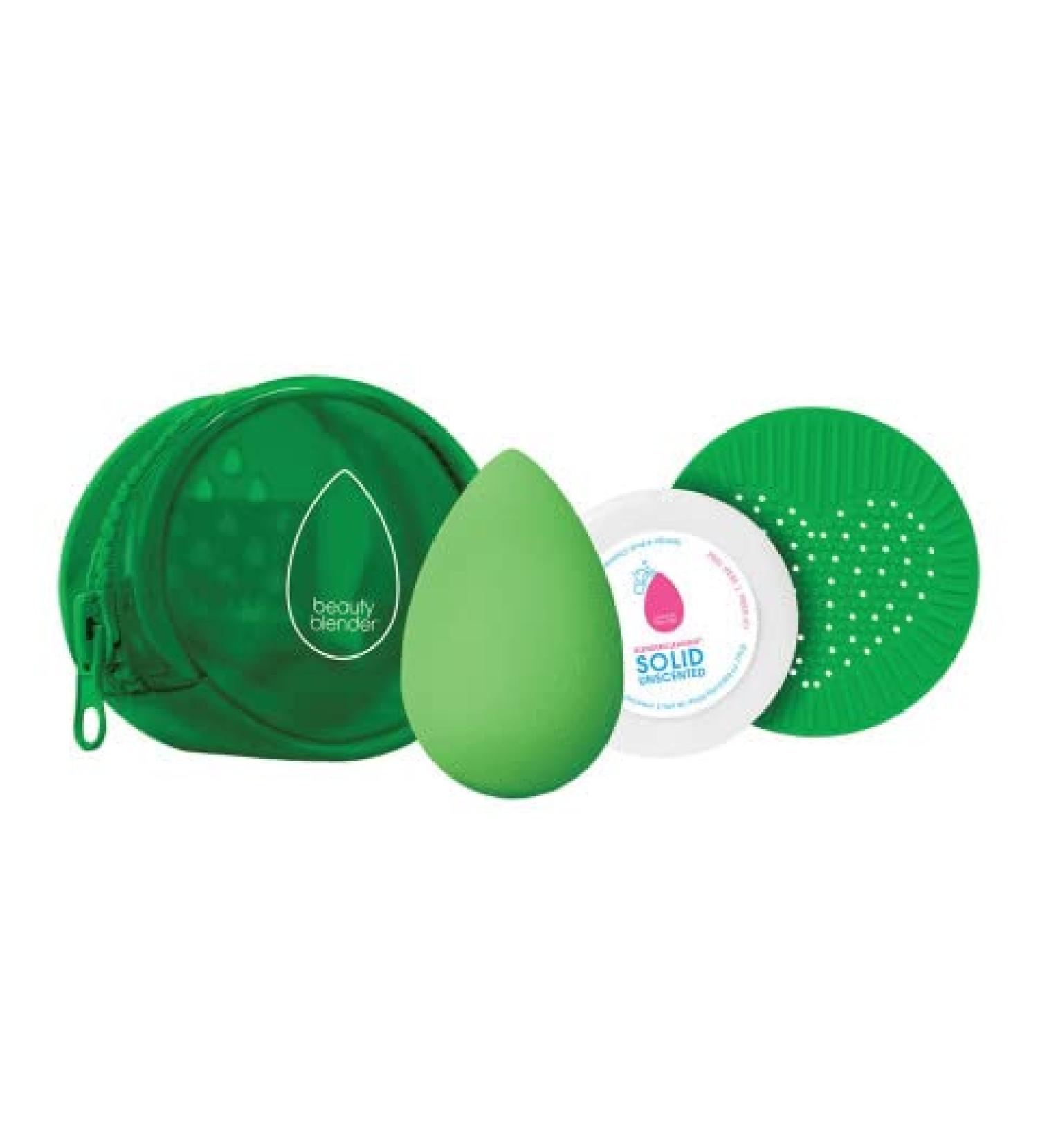 beautyblender Besties BioPure Blend & Cleanse Set - Professional Makeup Sponge & Cleaner | Vegan, Cruelty-Free, USA-Made - Buy Online on GoSupps.com