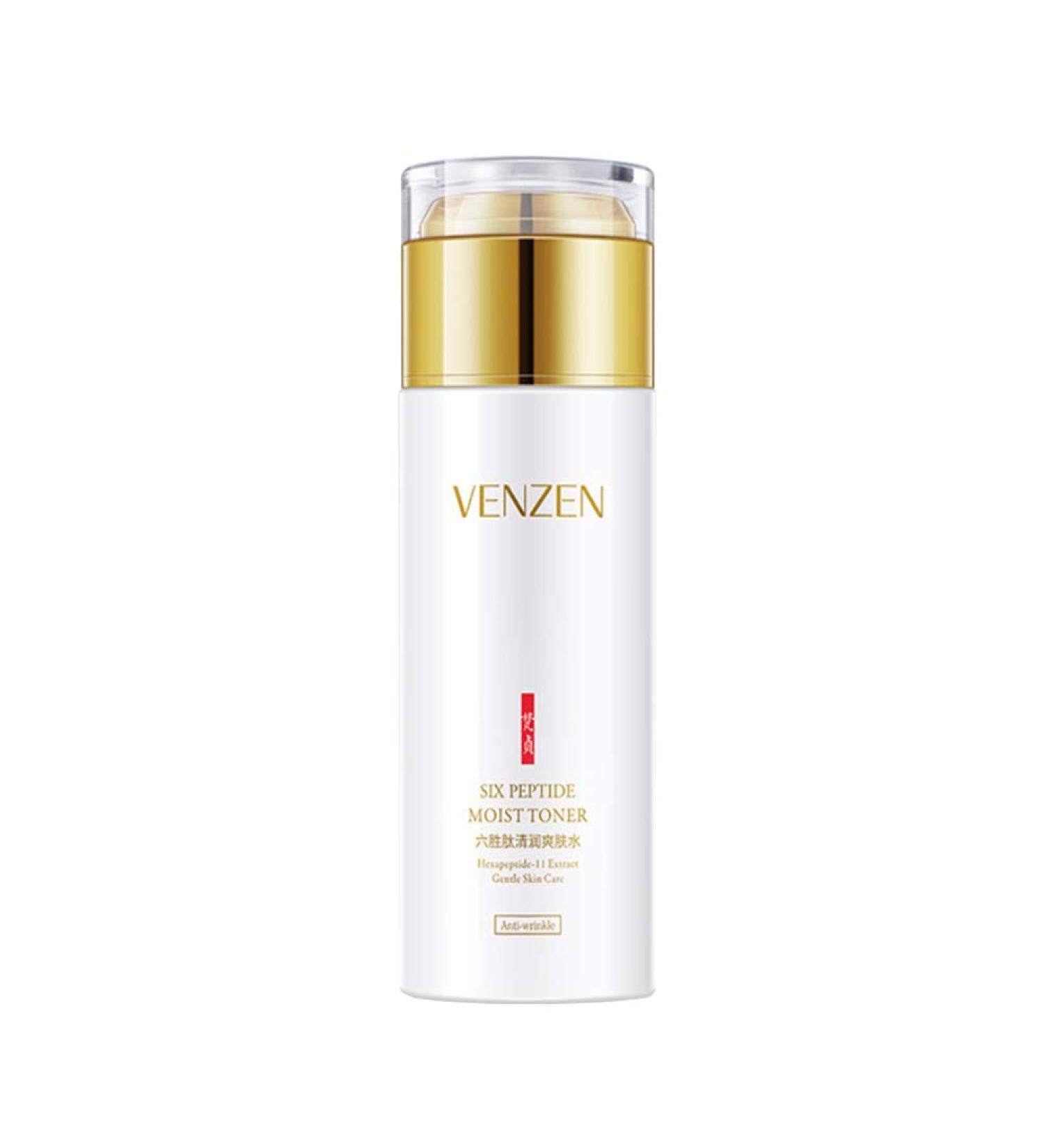 VENZEN Six Hexapeptide 11 Toner Essence | Natural Extract Gentle Skin Care & Menthol Moisturizer - Shop Internationally - Buy Online on GoSupps.com