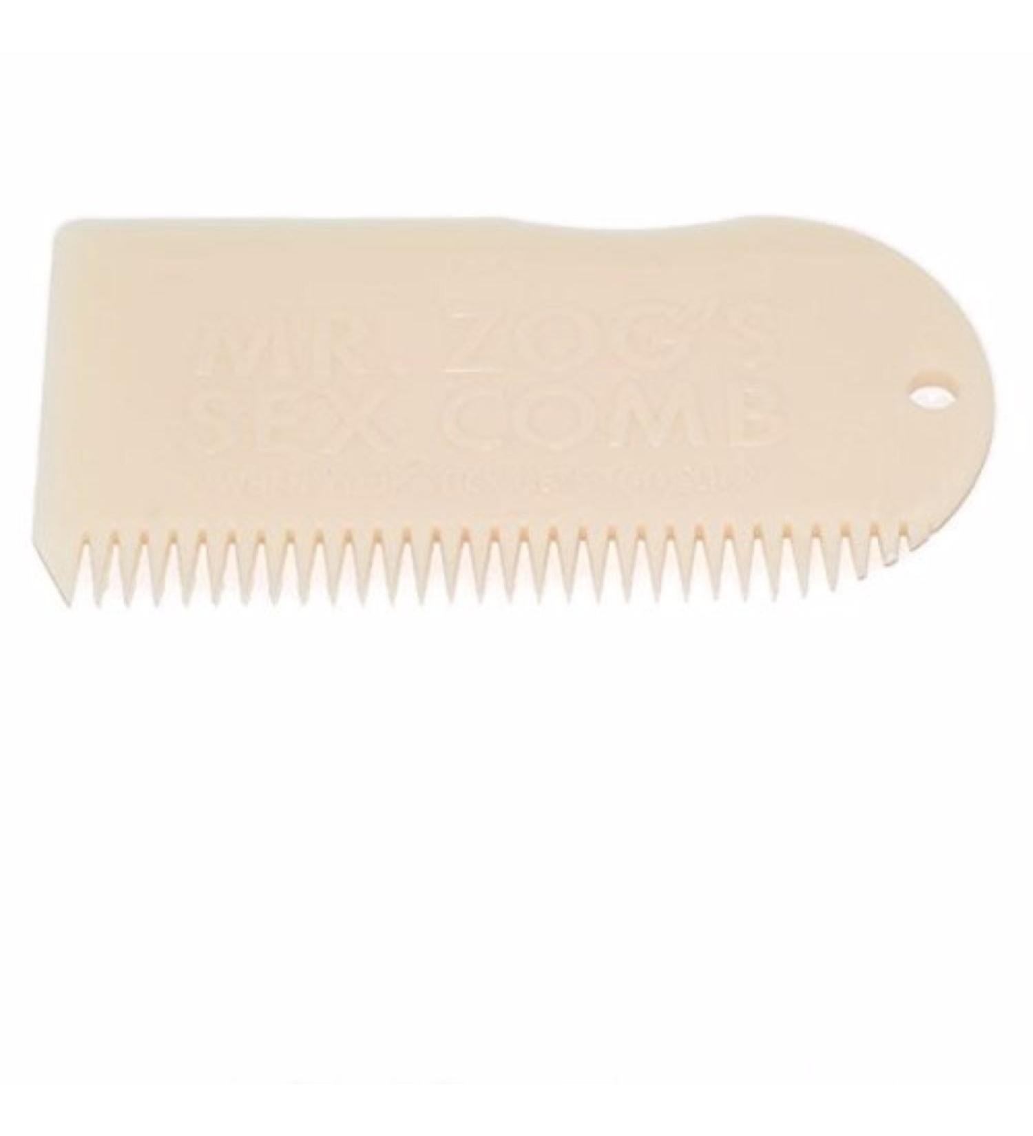Sex Wax Mr. Zogs Surf Wax Comb (White)