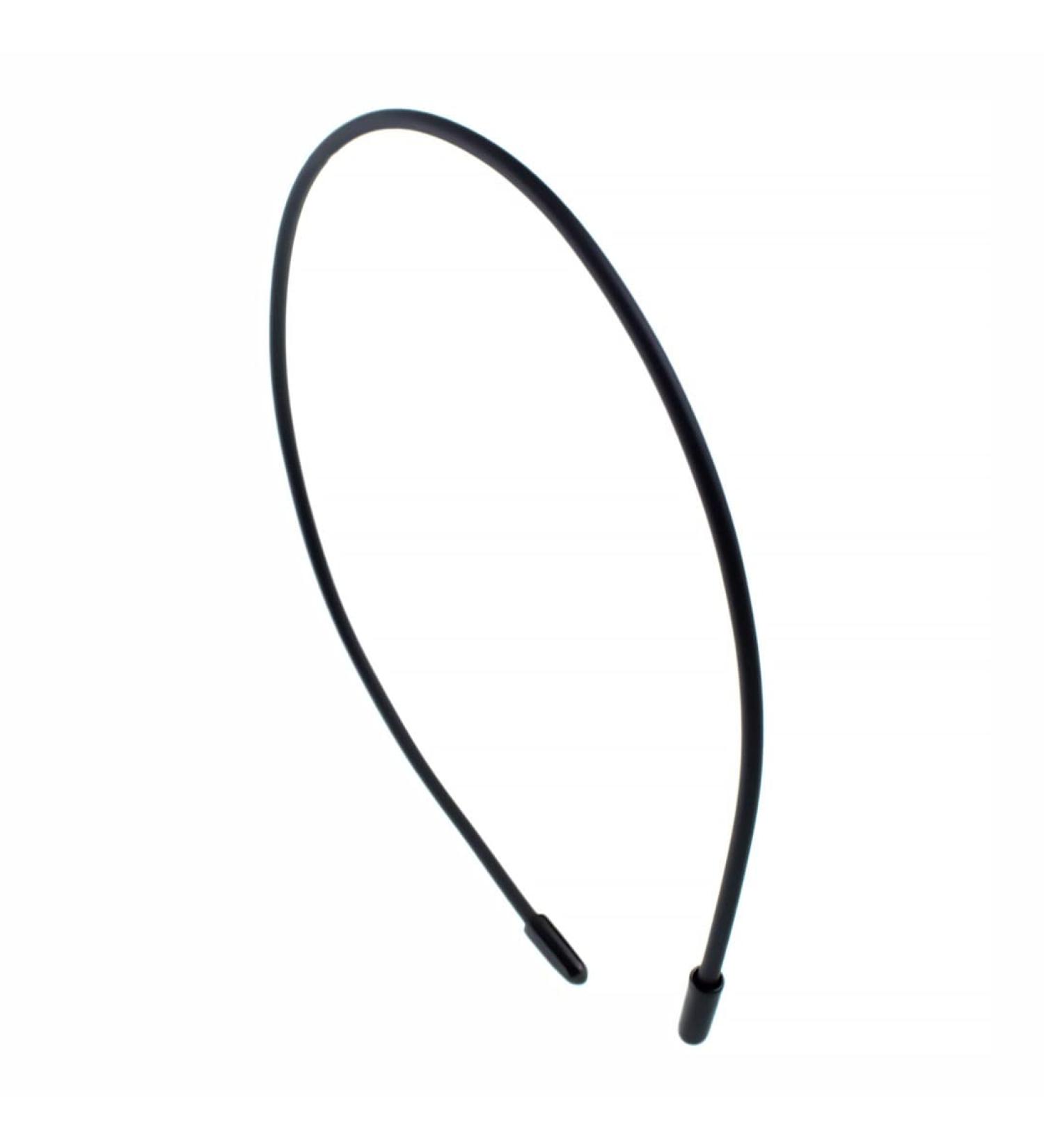 Narrow Unisex Silicone Headband - 0.2 cm x 13 cm - Black Headband for Women & Men - International Shipping Available - Buy Online on GoSupps.com