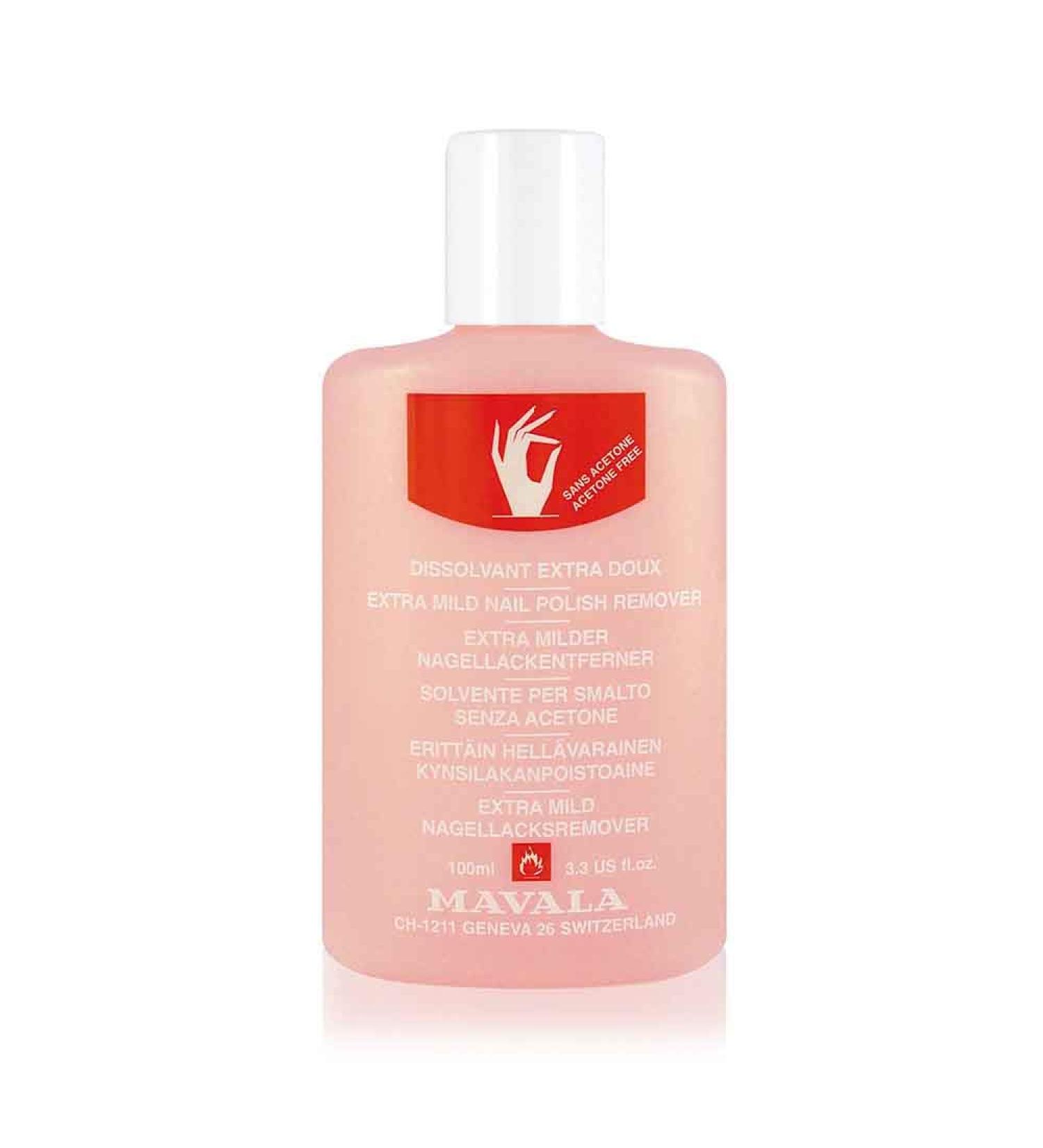 Mavala Extra Milder Nail Polish Remover Acetone Free 100ml - Buy Online on GoSupps.com