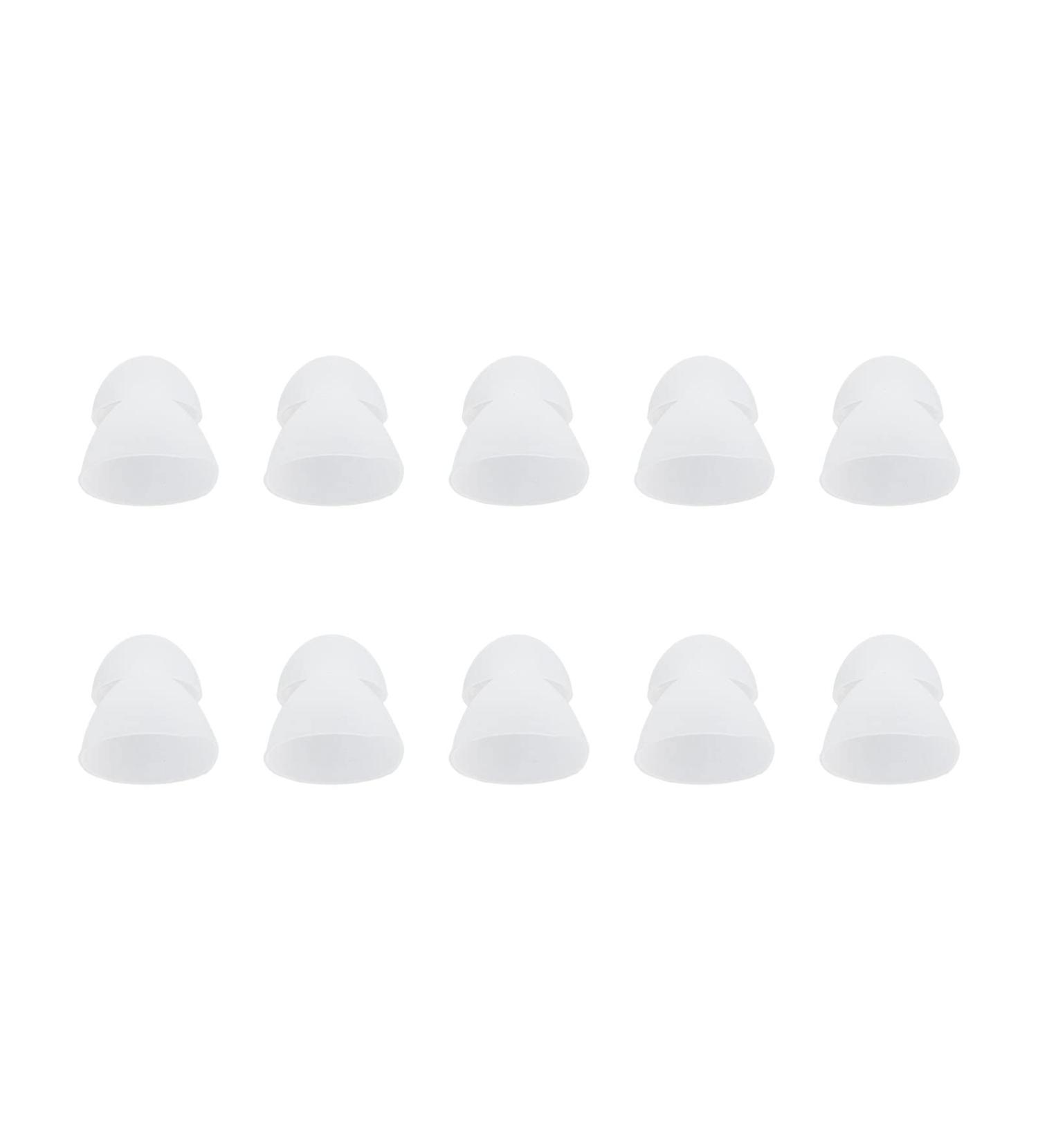 10 Pack Hearing Aid Domes - 10mm Universal Silicone Earplugs for Hearing Aids & Amplifiers - Replacement Mushroom Couplings (White) - Buy Online on GoSupps.com