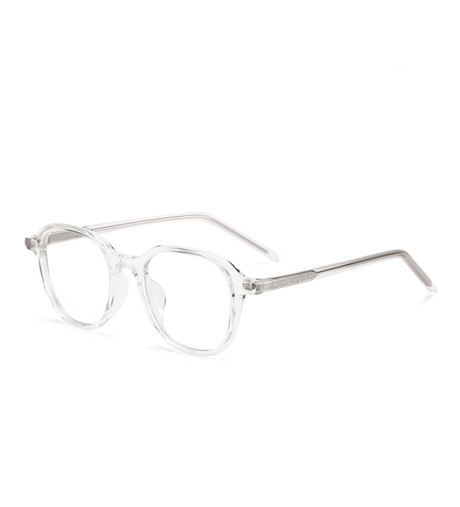 SERONI Retro Oval TR90 Blue Light Blocking Glasses for Men & Women - Anti-UV Computer Reading Glasses 49mm Clear Lenses - Buy Online on GoSupps.com