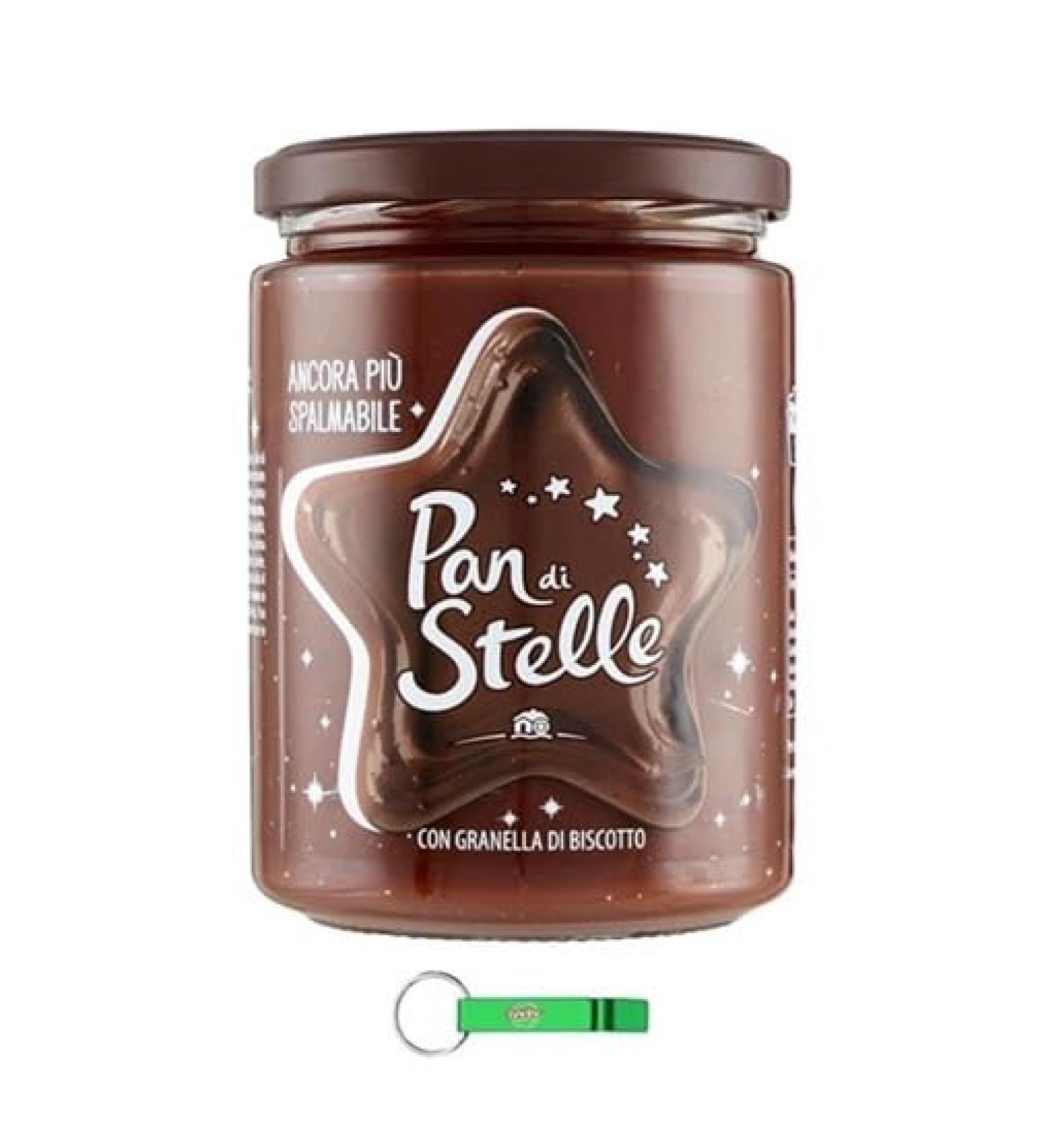 Pan di Stelle Crema Spalmabile Noisette Cr me tartiner 16 x 580 g Cr me avec grains de biscuits sans huile de palme + porte-cl s Beni Culinari gratuit - Buy Online on GoSupps.com