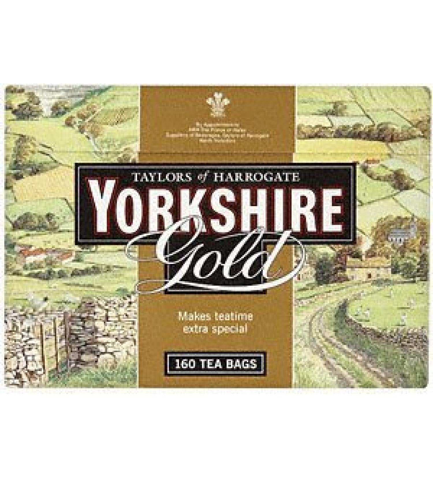 Yorkshire Tea Sacs Gold (2 x 160 pack) - Buy Online on GoSupps.com