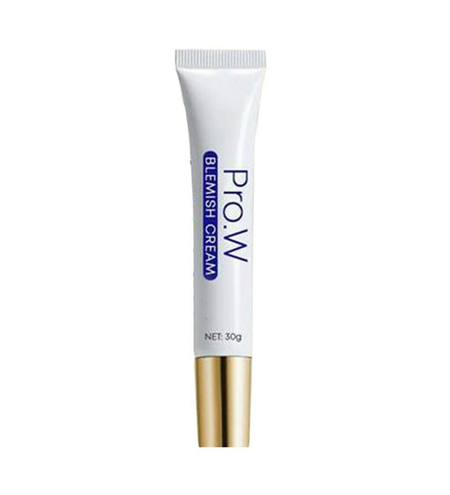 Pro.W Flaw Cream - Non-Irritating Acne Spot Treatment for Face | Anti-Macule Scar Freckles & Dark Spots Repair - Buy Online on GoSupps.com