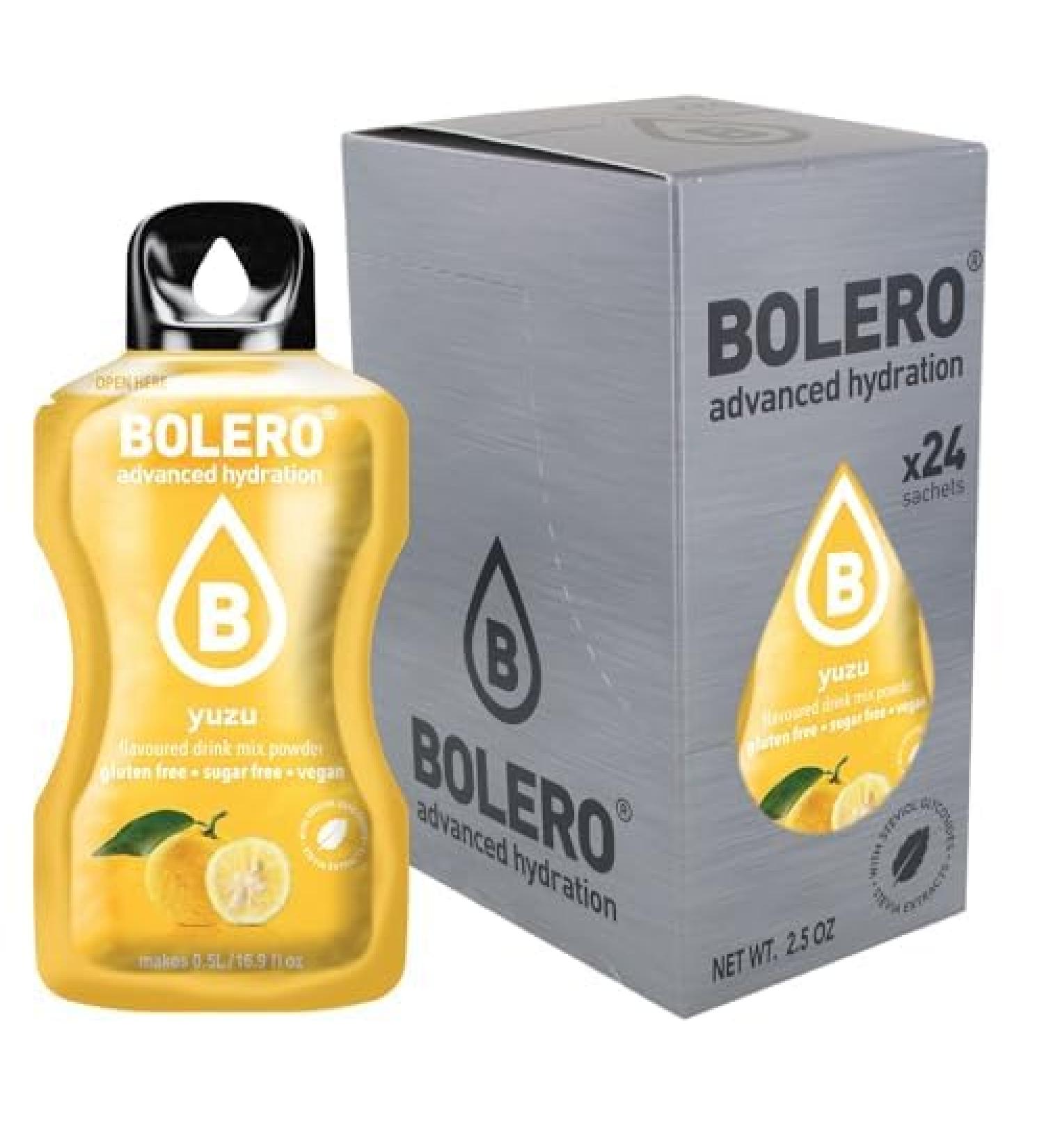 Buy Bolero Yuzu Juice Powder | Sugar-Free Stevia-Sweetened Gluten-Free Vegan | Mixed Berries Flavor | Ideal for Kids & Diabetics | 24x3g Pack - Buy Online on GoSupps.com