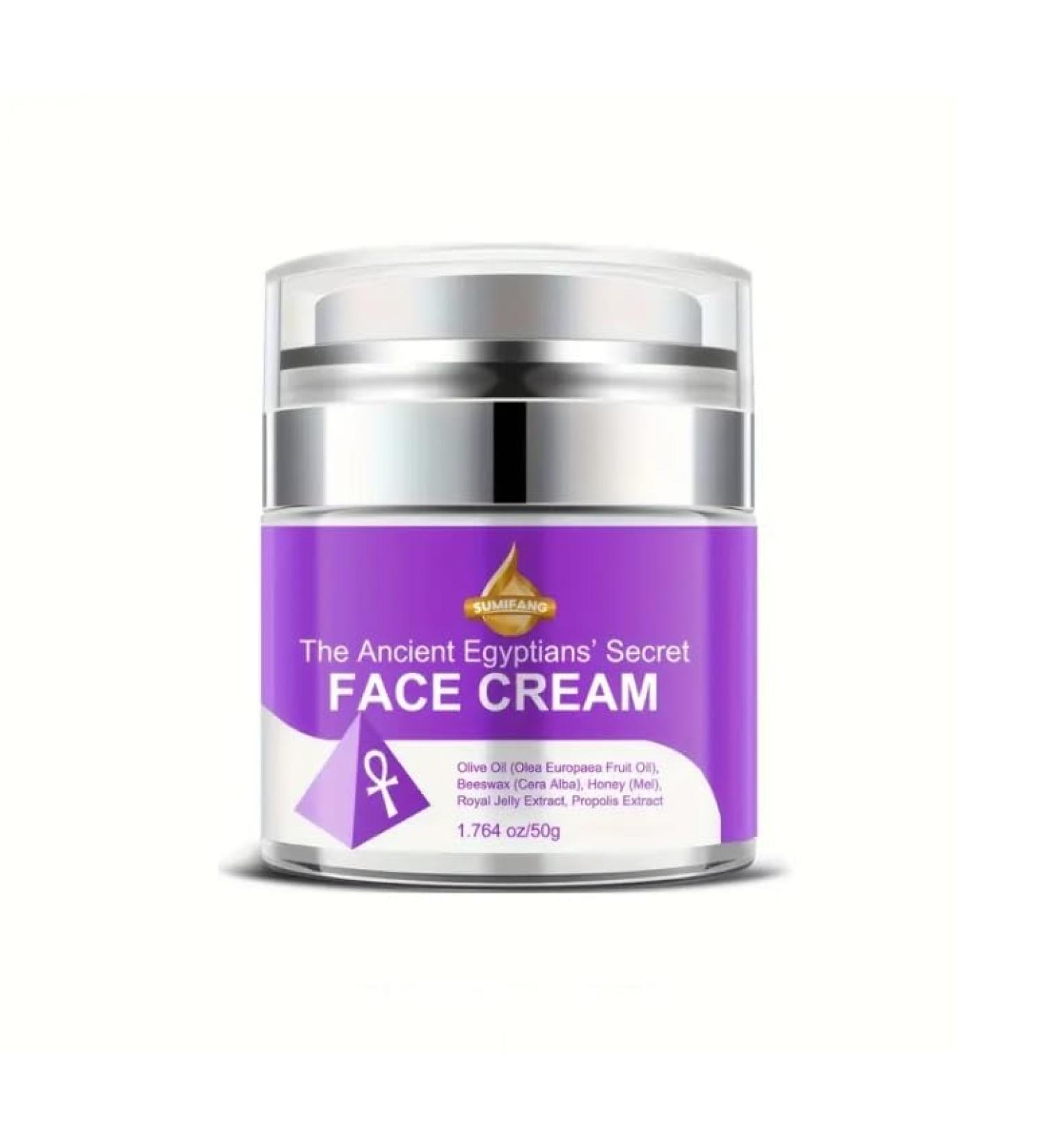 Voltafas Ancient Egyptian Face Cream 1.764 oz Natural Moisturizing Formula with Olive Oil Royal Jelly Honey For All Skin Types - Buy Online on GoSupps.com