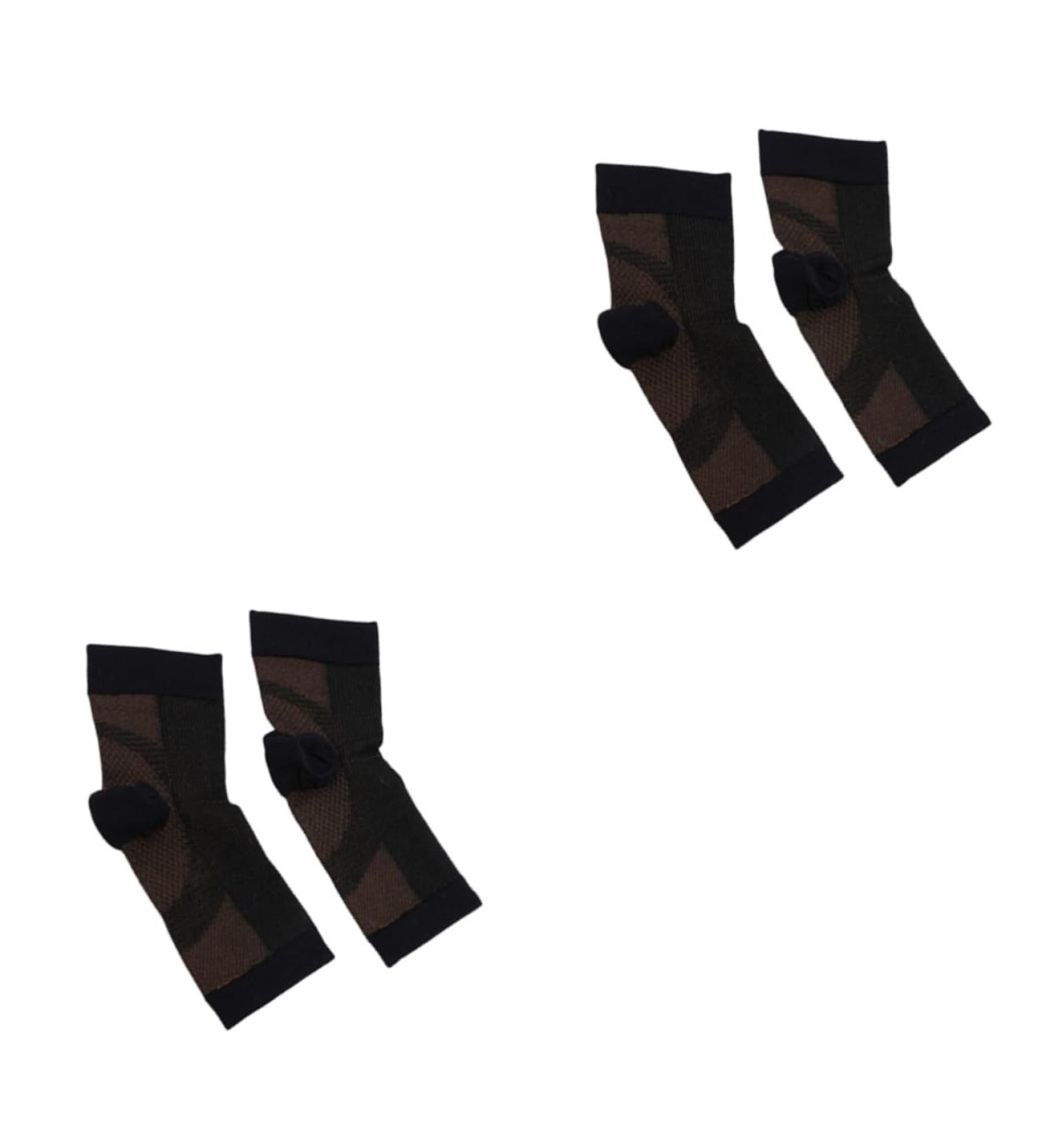 Ipetboom 2 Pairs Elastic Ankle Support Socks - Foot Care Compression Sleeves & Arch Wraps for Sports & Protection - Buy Online on GoSupps.com