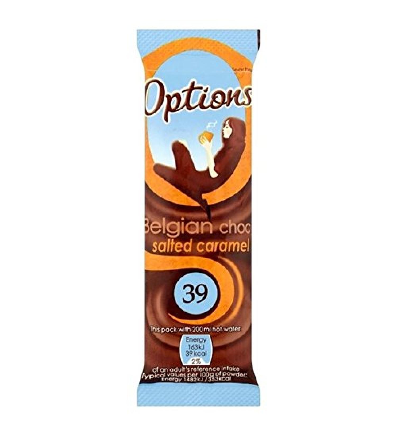 Options Caramel Sal Chocolat Chaud Sachet 11G - Paquet de 2