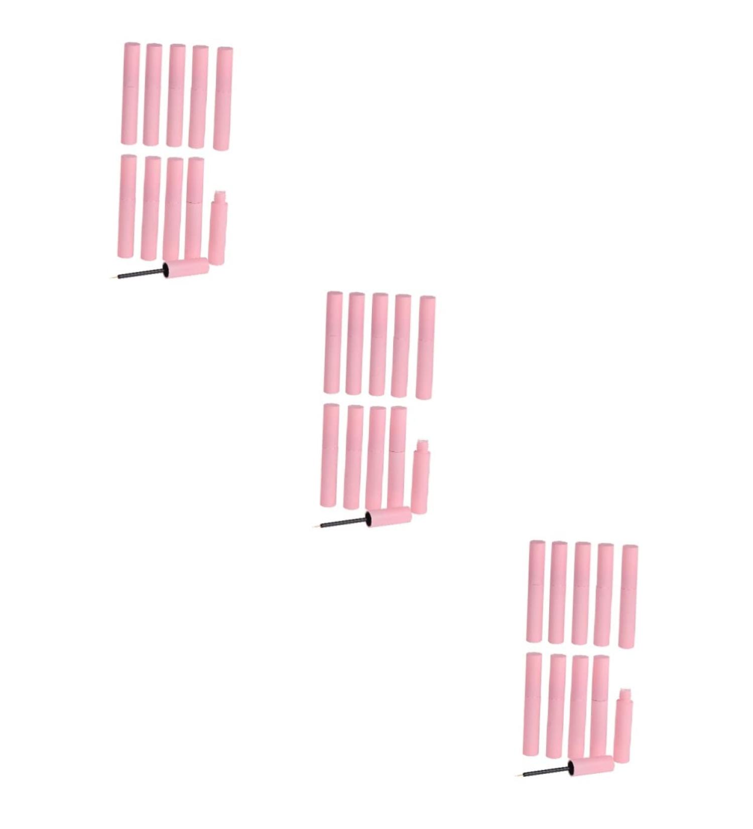 NOLITOY 30 Pcs Eyelash Brush Empty Tube Bottles Mini Tubes Empty Eyeliner Tube for oil Plastic 1 g (Pack of 1) Pinkx3pcs - Buy Online on GoSupps.com