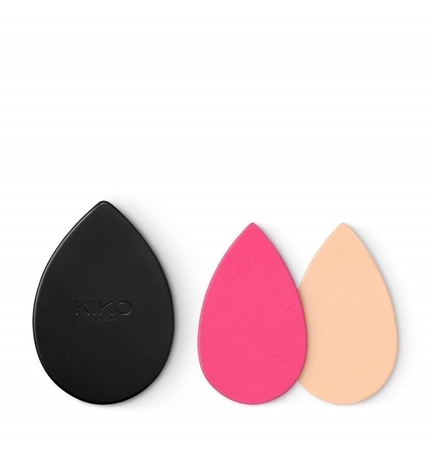 Kiko Milano Beauty Duo: Mirror & Sponge Cover |Spiegeletui with two sponges for applying foundations and liquid concealers Mirror and Sponge
