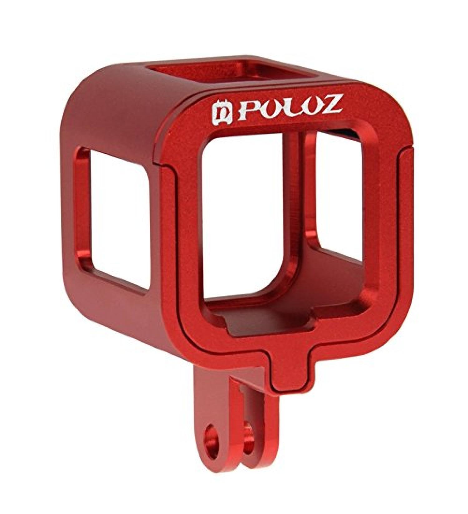 Puluz CNC Aluminum Shockproof Case for GoPro Hero5 & Hero4 Session - Durable Protective Back Cover - Buy Online on GoSupps.com