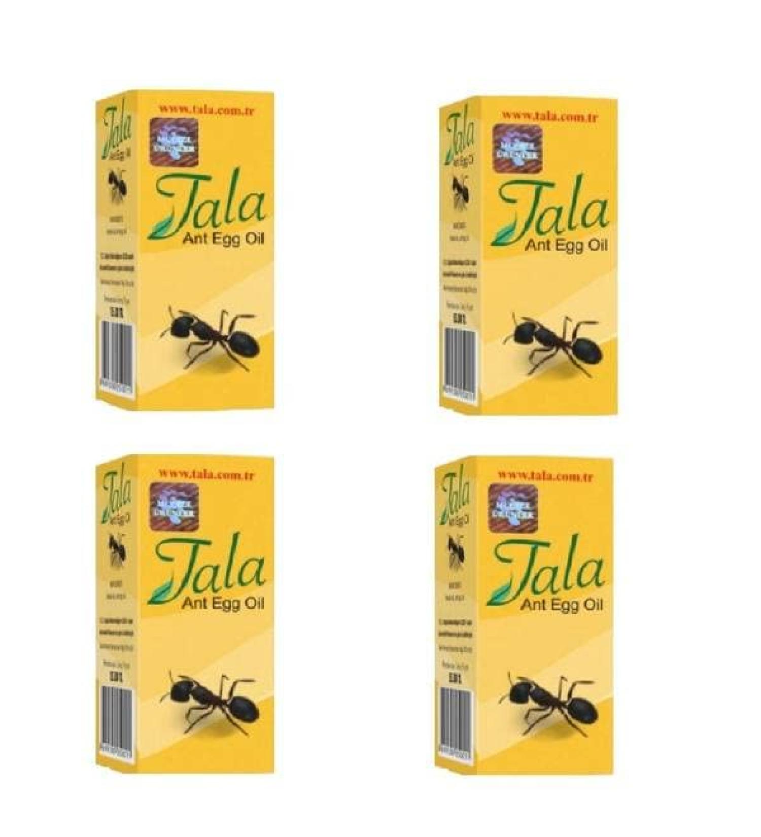 4x Tala Ant Egg Oil - Effective Hair Removal Oil | T y D k c Kar nca Yumurta Ya | International Shipping - Buy Online on GoSupps.com