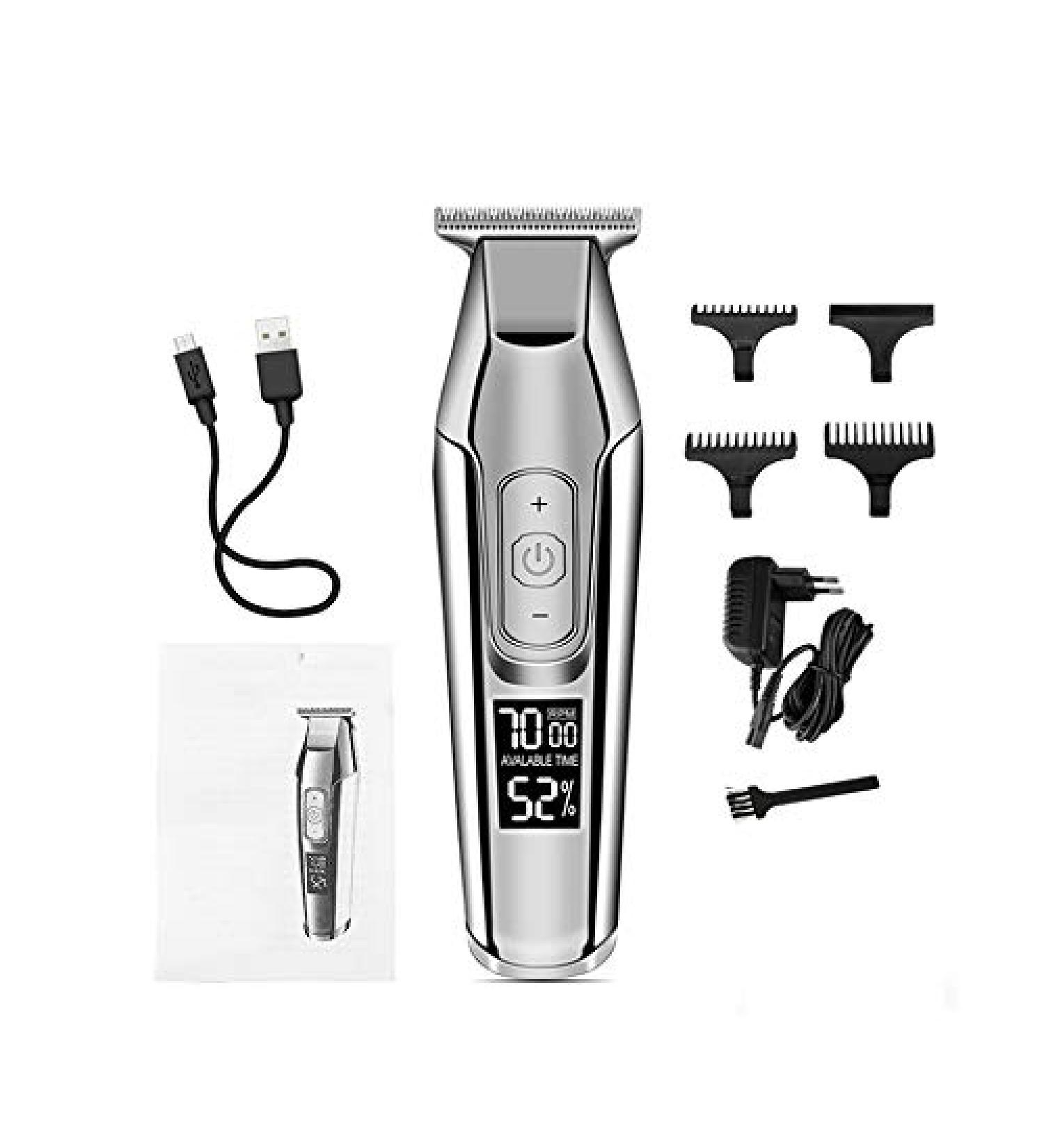 Professional Hair Clipper & Beard Trimmer for Men | Cordless Haircut Electric with LCD Display - Buy Online on GoSupps.com