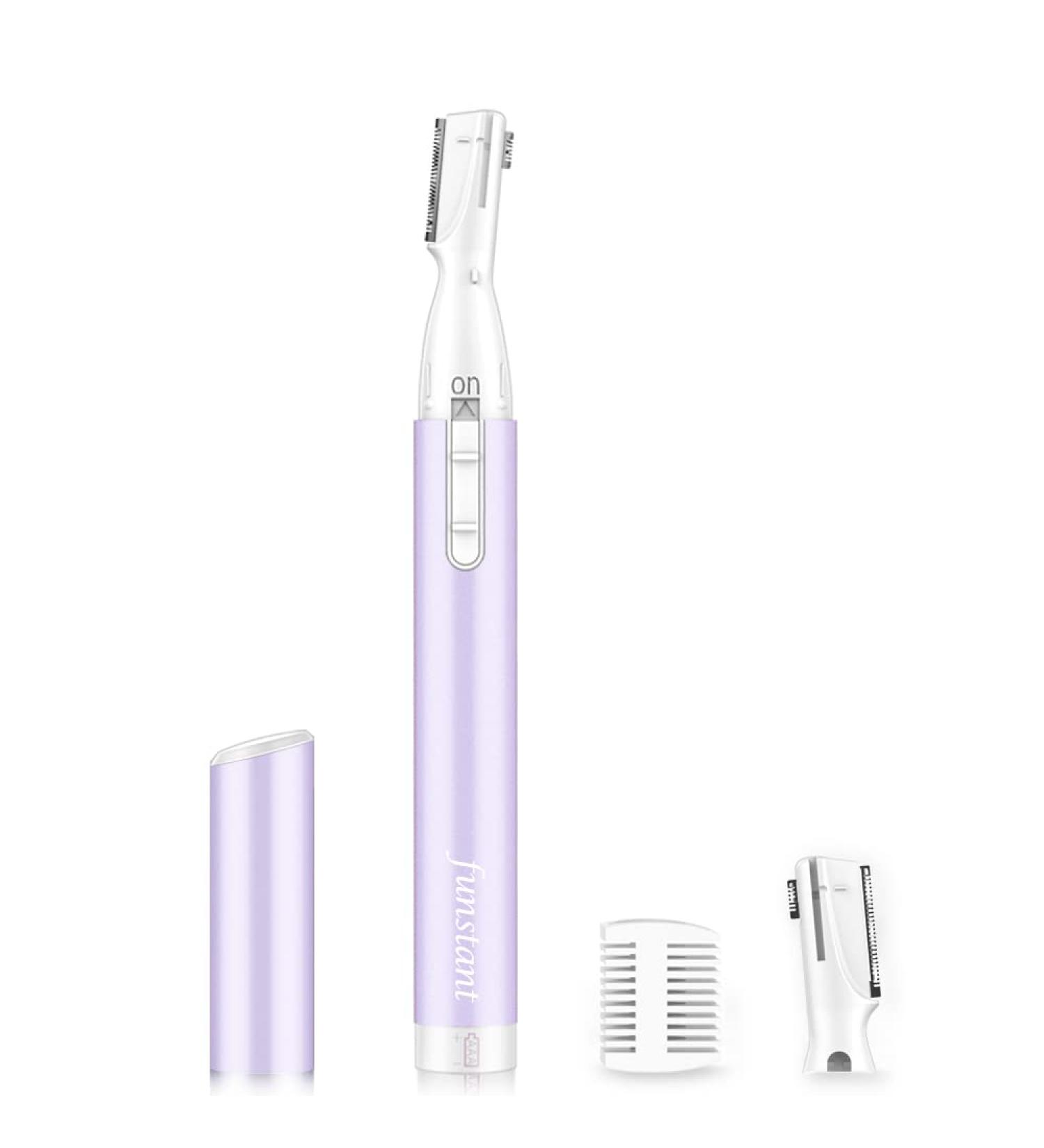 Buy Eyebrow Trimmer Precision Facial Hair Trimmer for Women | Painless Battery Operated & No-Pull Design for Face Chin & Neck - Buy Online on GoSupps.com