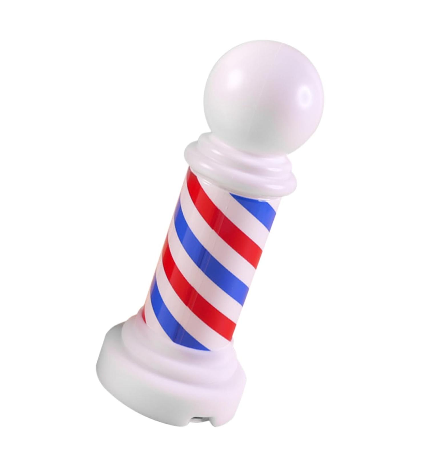 Mipcase Signs Salon Open Pole Light Barber Shop Pole Lamp Neon Lights Small To Rotate Night Light - Buy Online on GoSupps.com