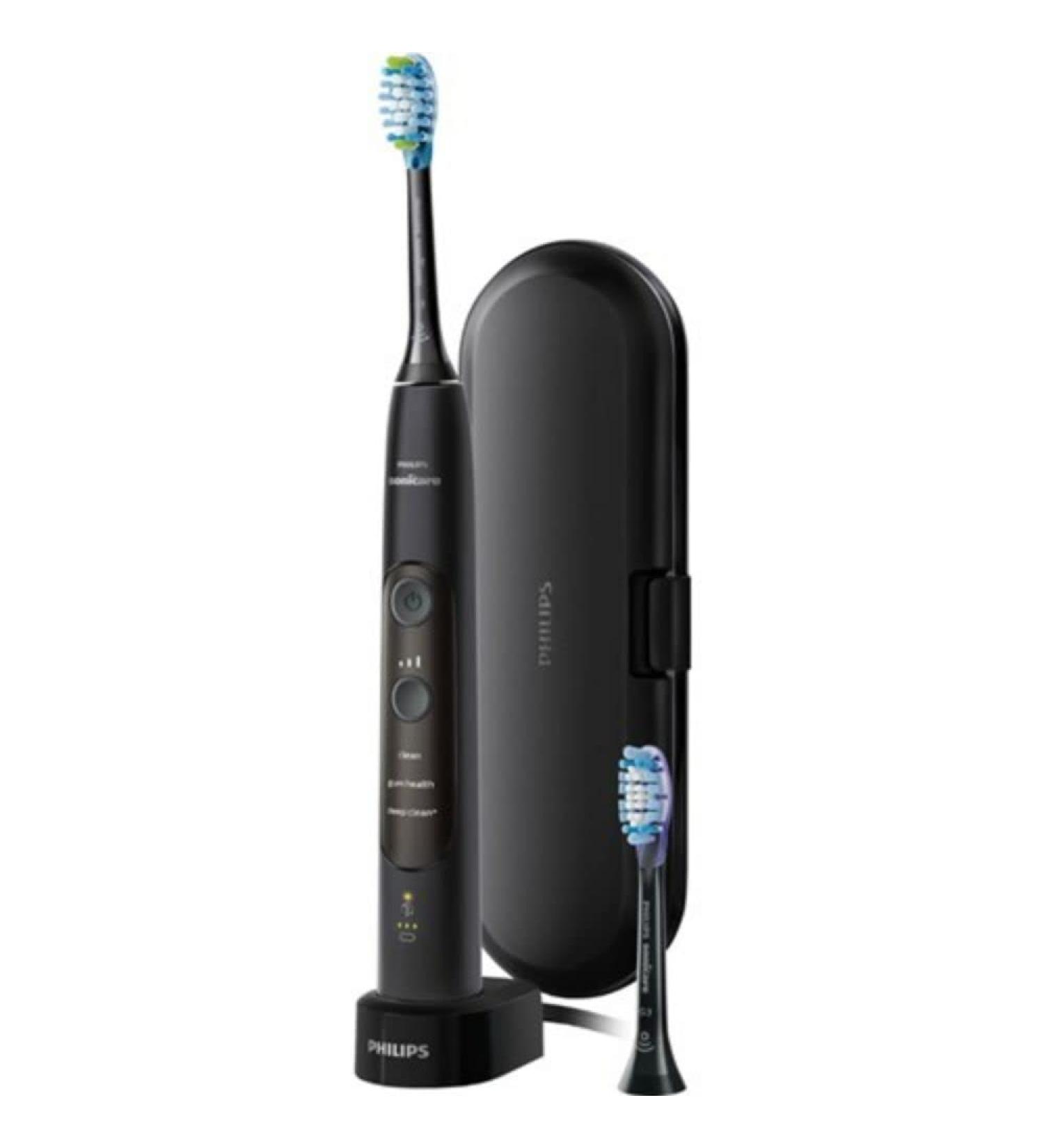 Philips Sonicare ExpertClean 7300 Electric Toothbrush - Black | BrushSync Technology, Smartimer & BrushPacer - Buy Online on GoSupps.com