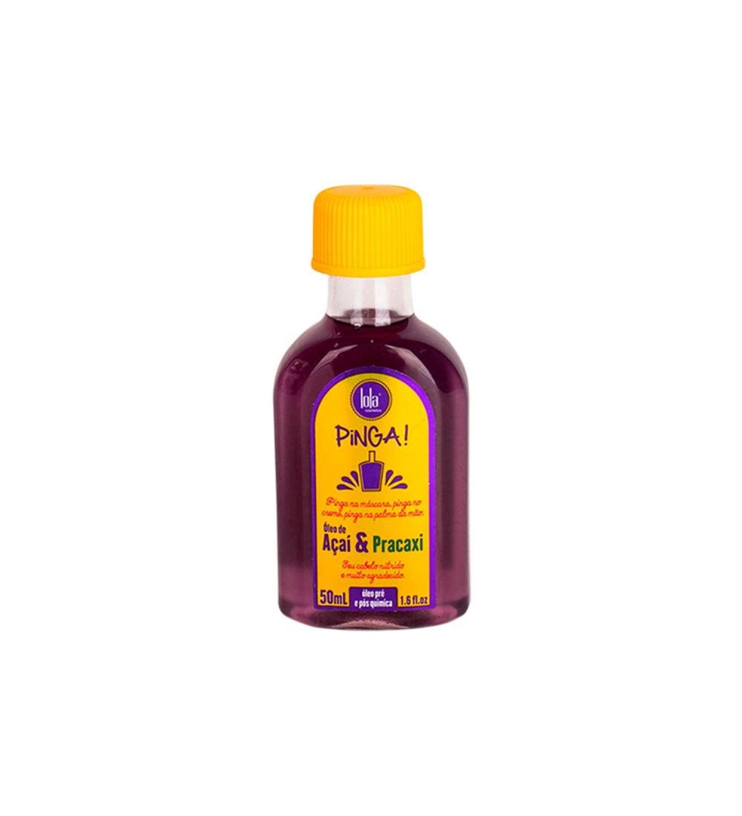 Lola Cosmetics Pinga A a & Pracaxi Oil 50ml - Nourishing Hair Oil for Soft Shiny Hair | Buy Internationally - Buy Online on GoSupps.com
