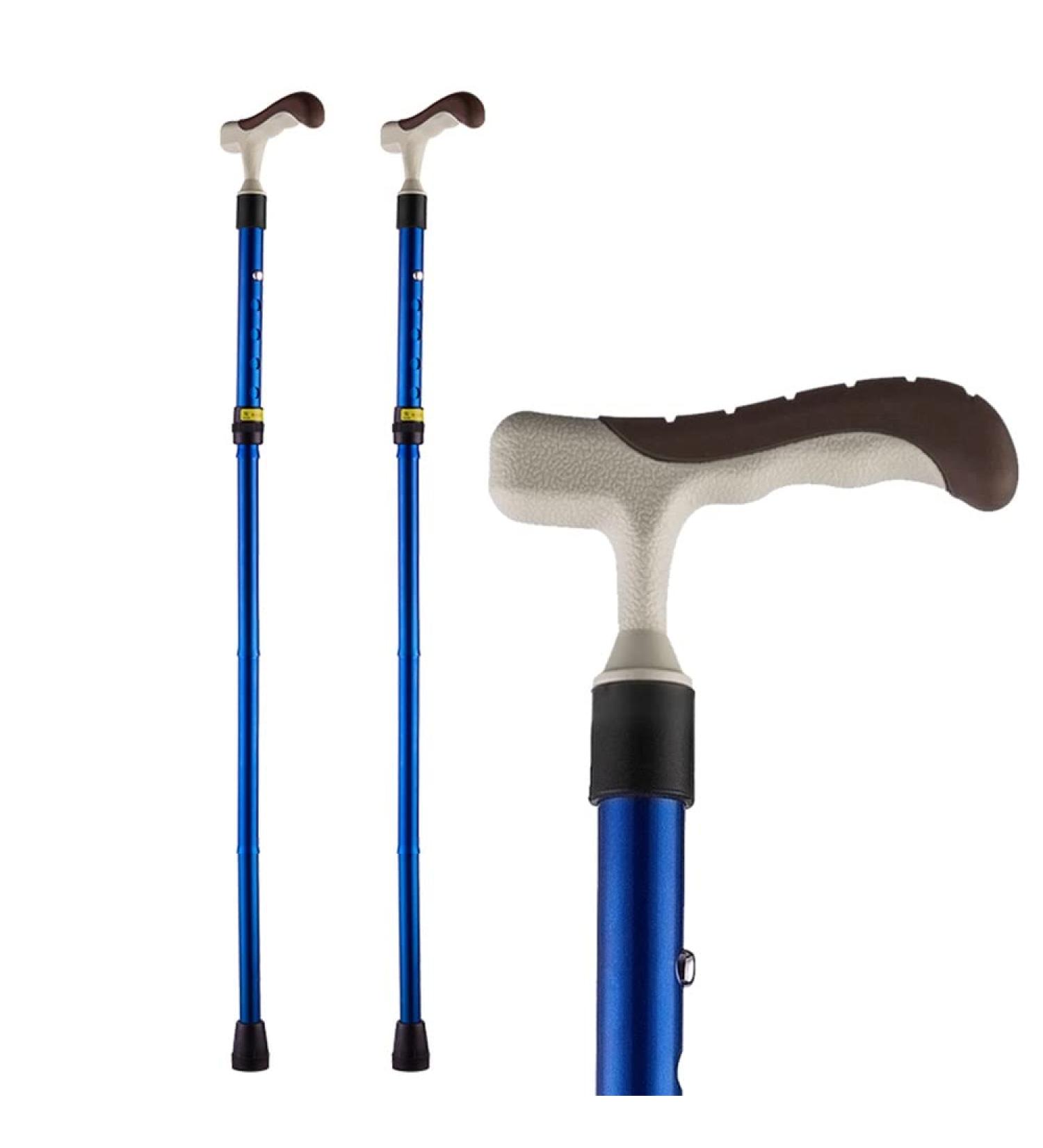 Forearm Crutch/Cane Folding Crutches for Adults Multifunction Crutch 5 Steps Height Adjustable Non Skid Rubber Tips That Acts As A Extra Balance Strong Performance Cane. (1 Pcs) Journey - Buy Online on GoSupps.com