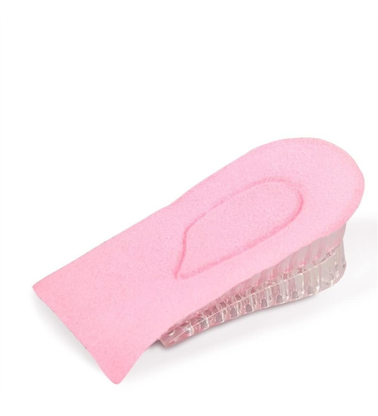 Grips Heel Liner TPR detachable Shoe Lift Heel Cushion Support Women Comfort Stand for Heel Spurs and Pain Relief(Pink Small)
