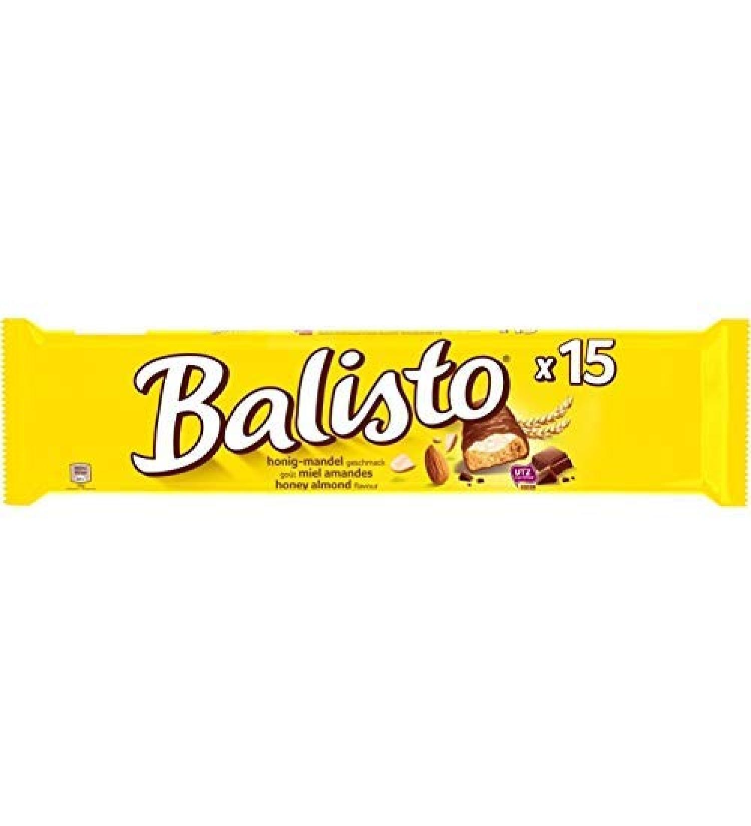 Balisto Honey Almonds 15 Bars 277 g Pack of 3