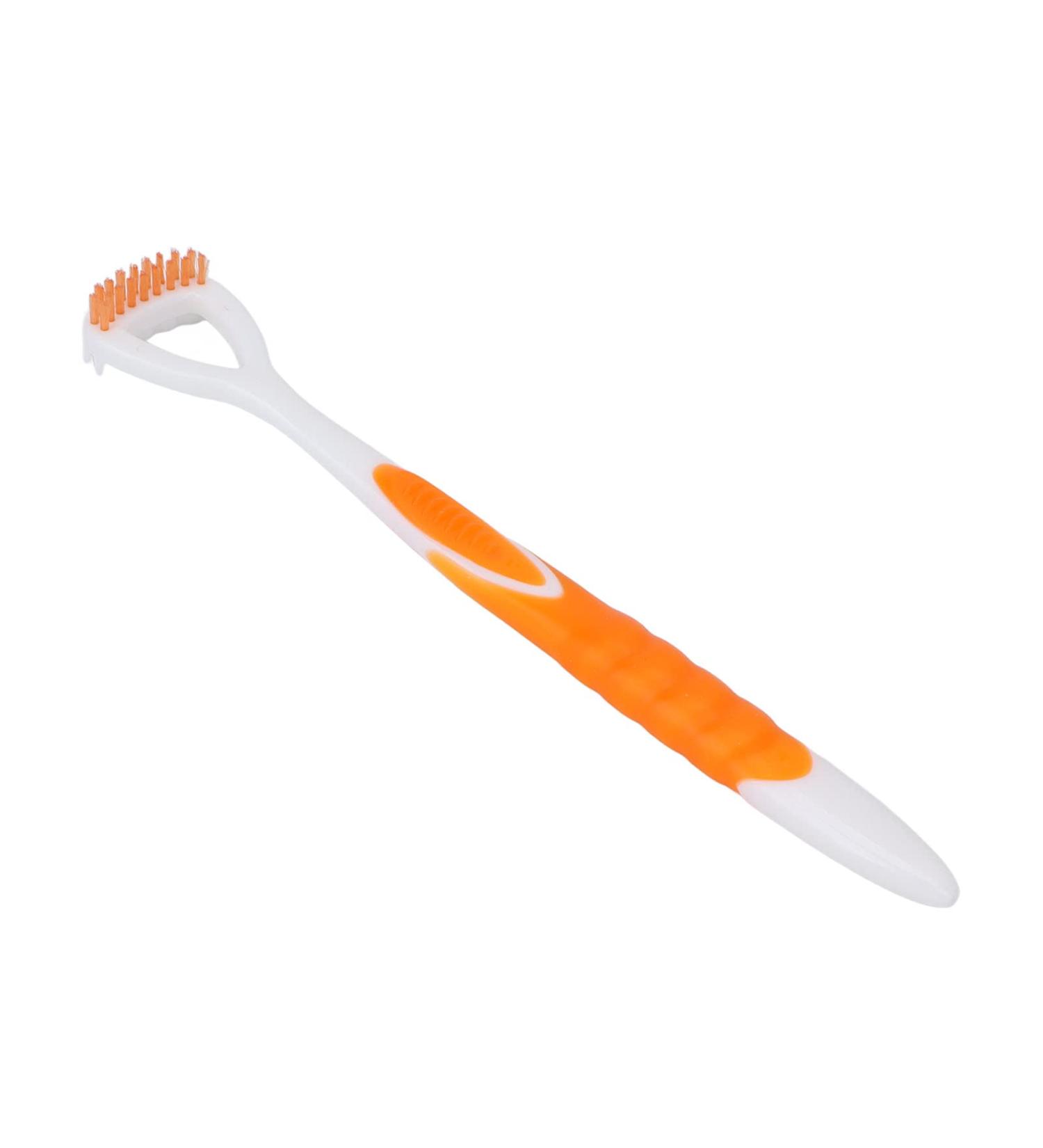 Buy Ergonomic Orange Tongue Scraper - Flexible Cleaner for Fresh Breath | International Shipping - Buy Online on GoSupps.com